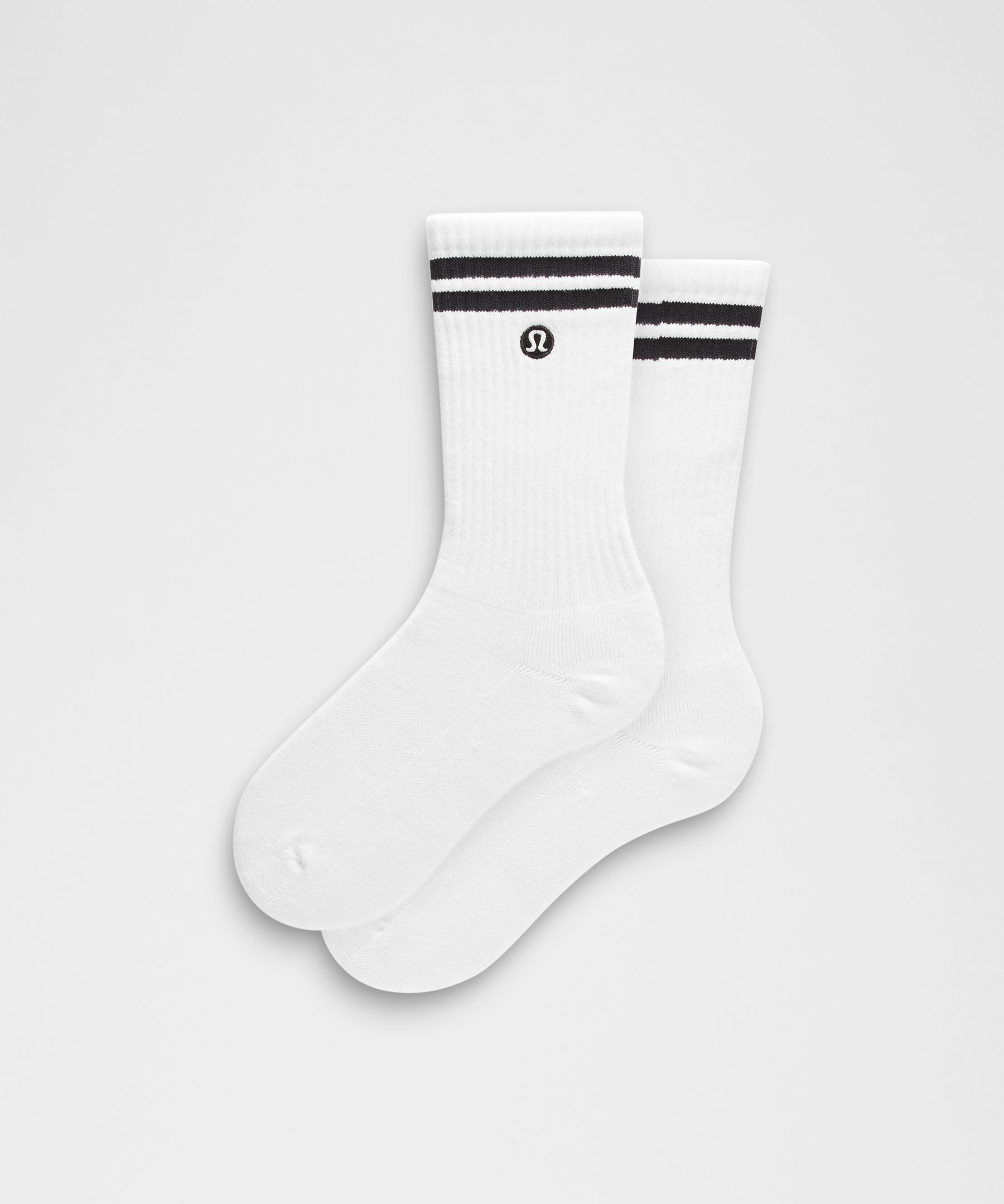 Unisex Daily Essential Crew Socks Stripe