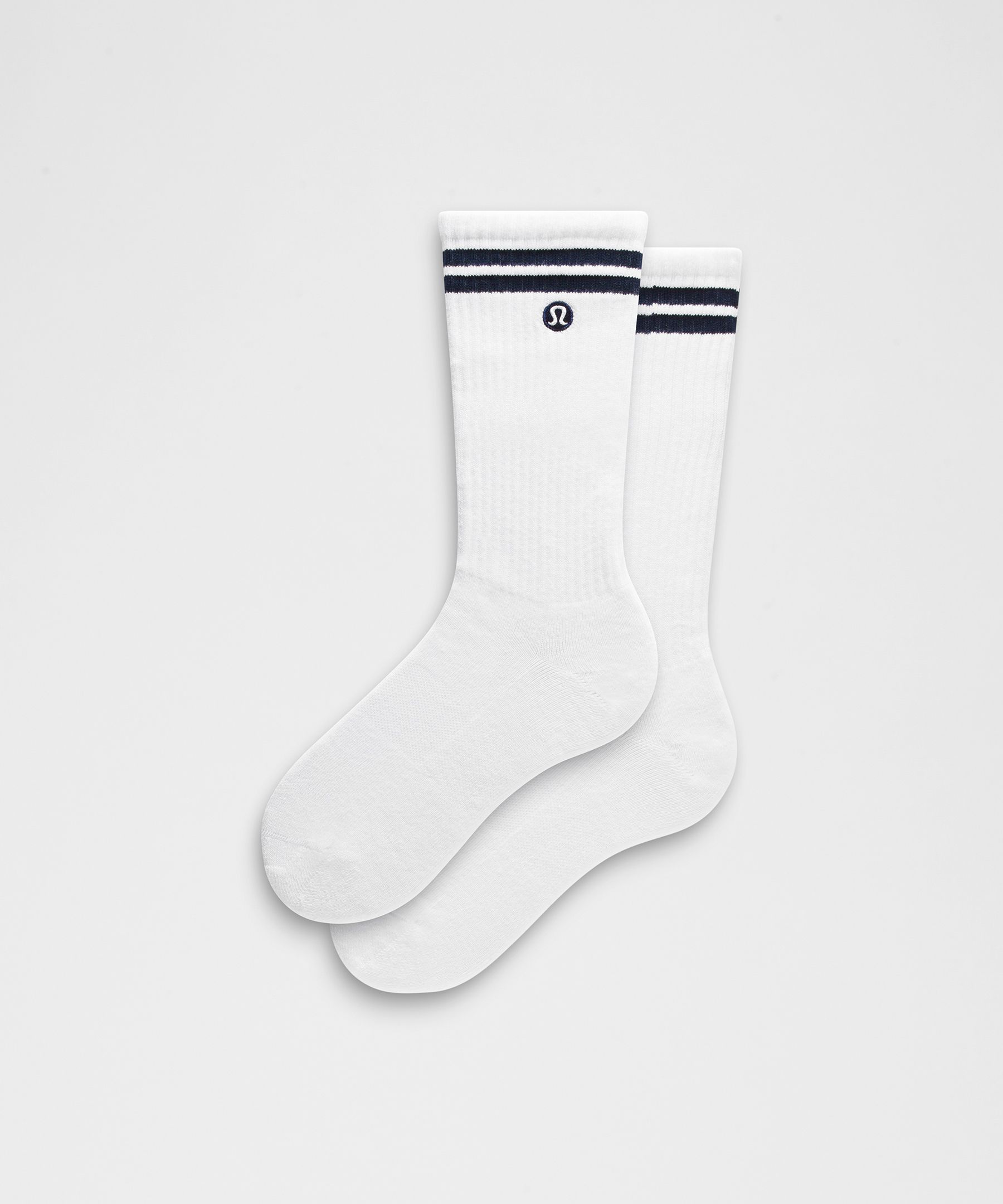 Unisex Daily Essential Crew Socks Stripe