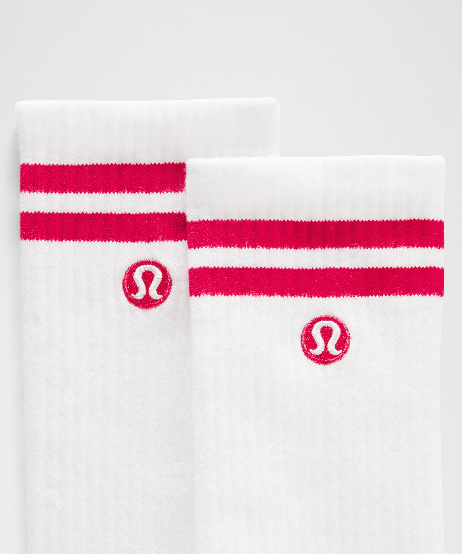 Unisex Daily Essential Crew Socks *Stripe