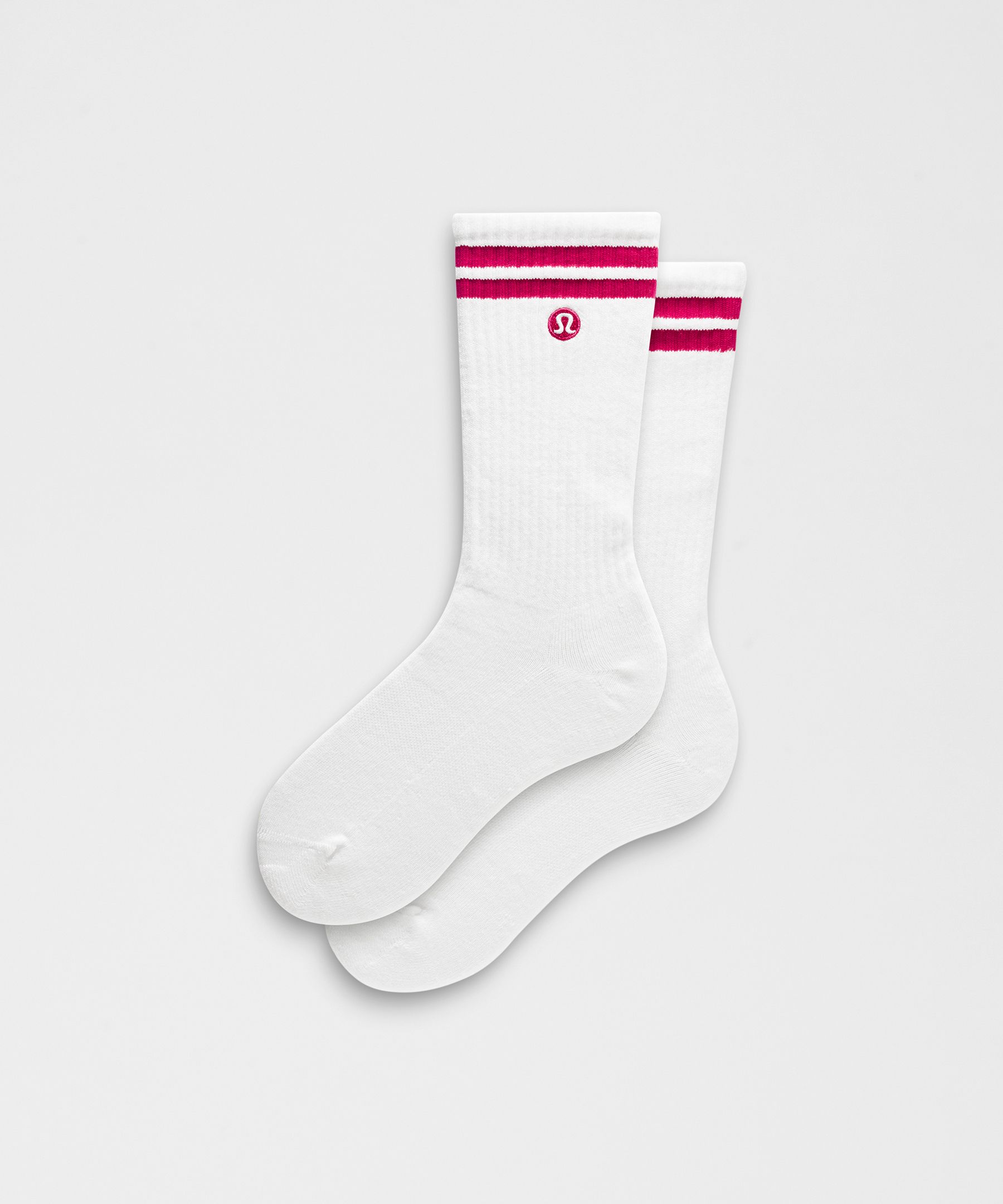 Unisex Daily Essential Crew Socks Stripe