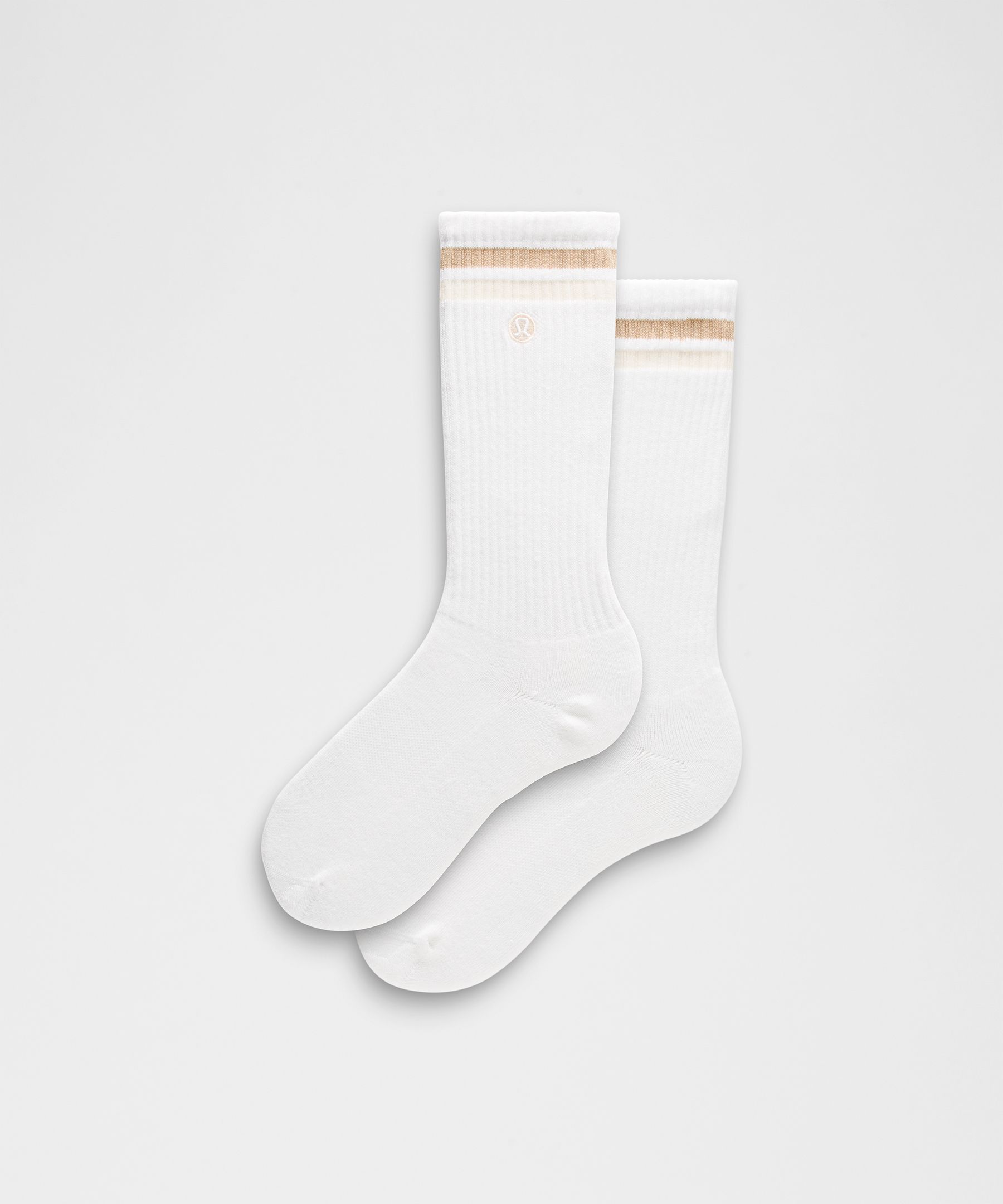 Unisex Daily Essential Crew Socks *Stripe