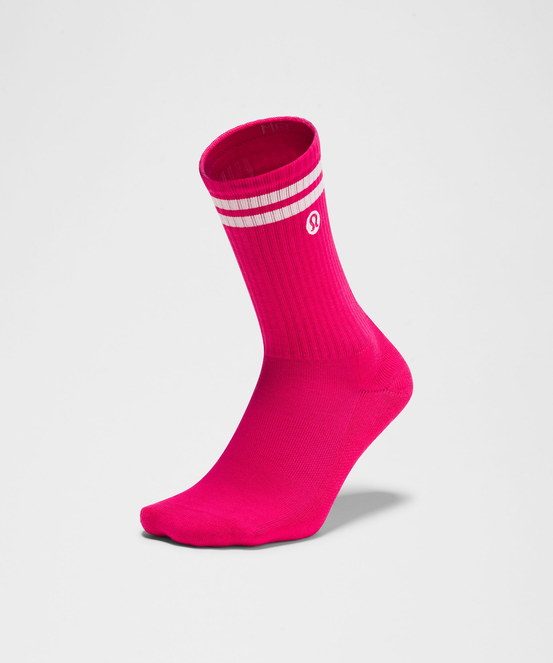 Lululemon Unisex Daily Essential Crew Socks In Pink