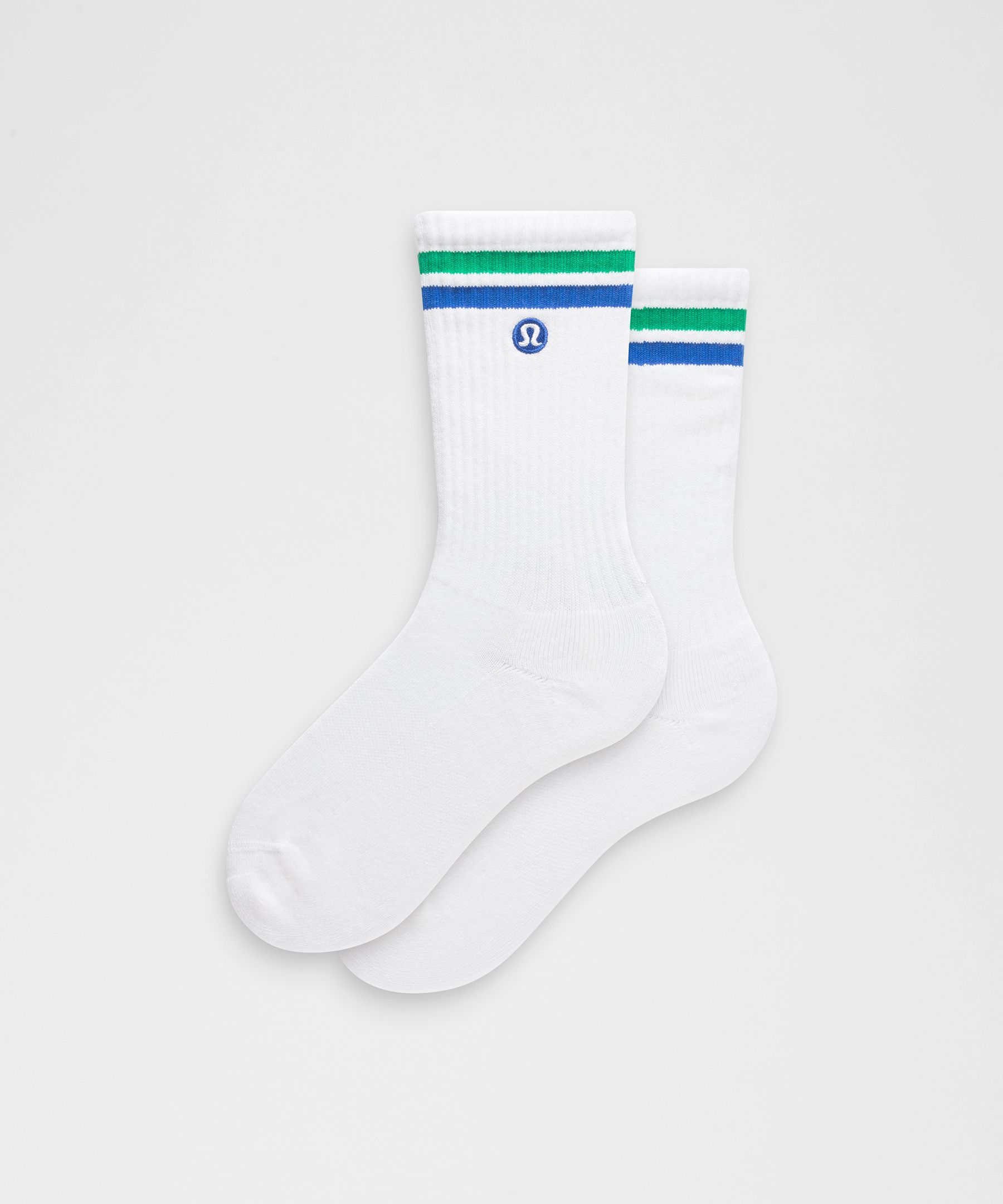 Unisex Daily Essential Crew Socks Stripe