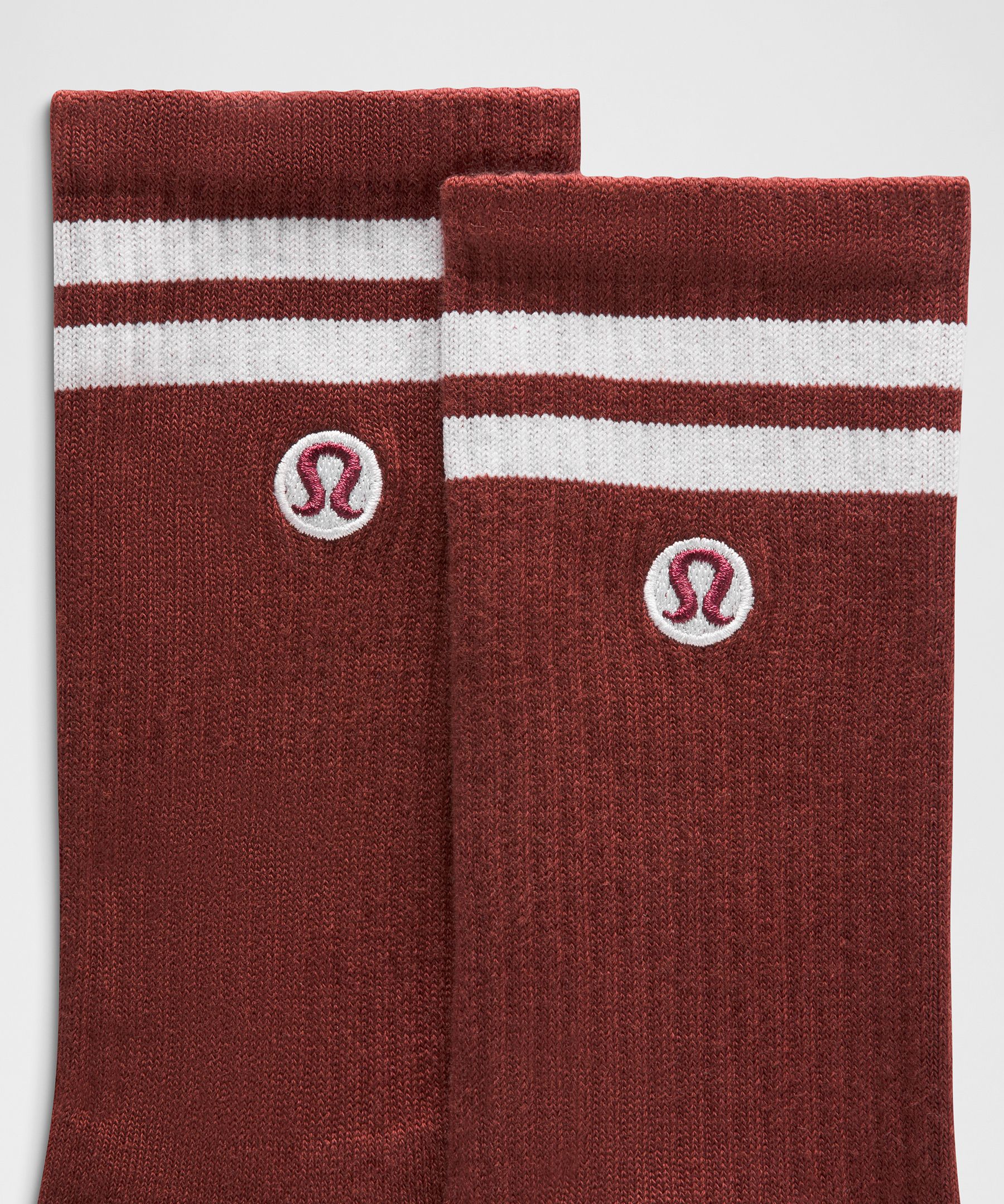 Unisex Daily Essential Crew Socks *Stripe | Men's