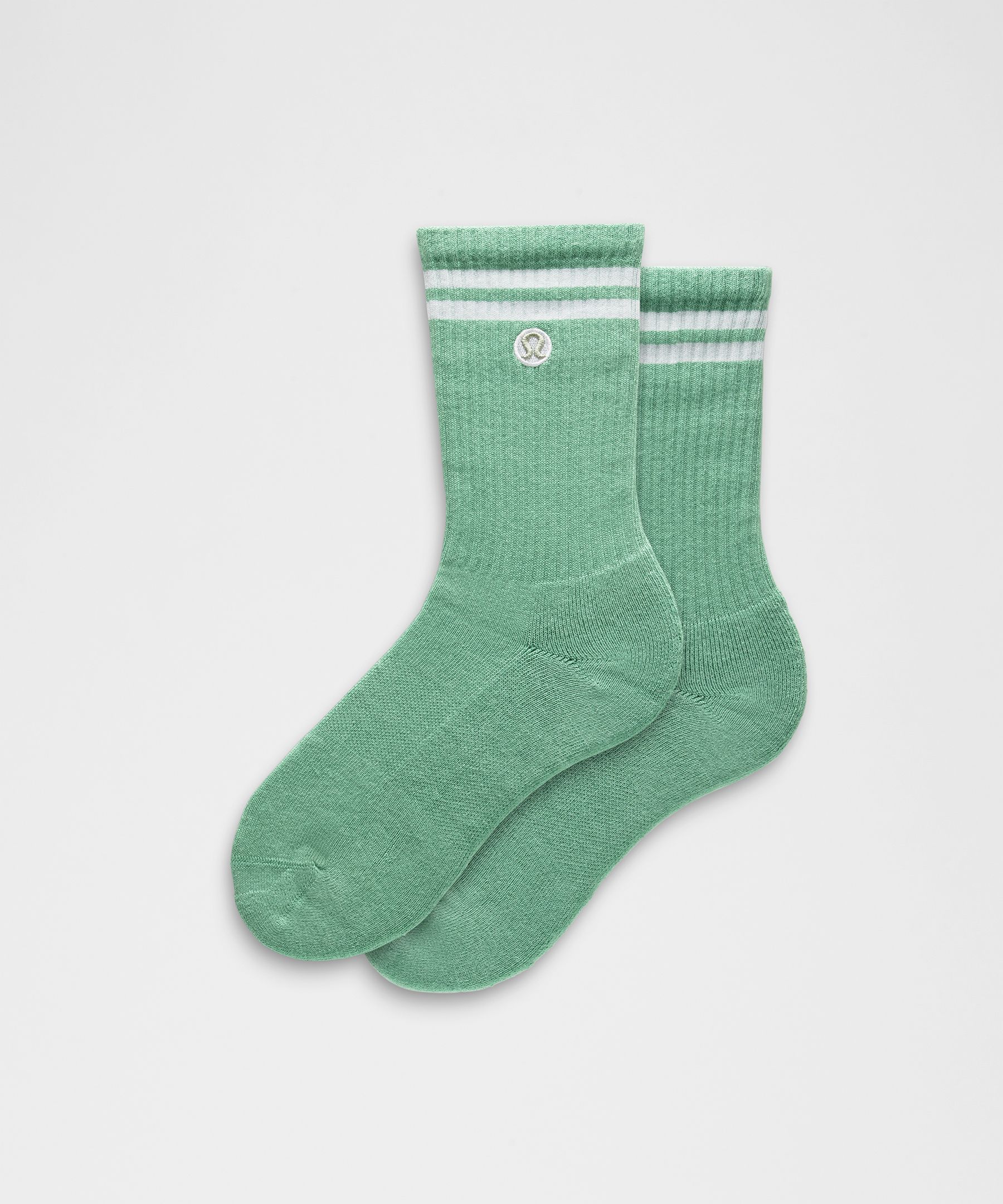 Unisex Daily Essential Crew Socks *Stripe