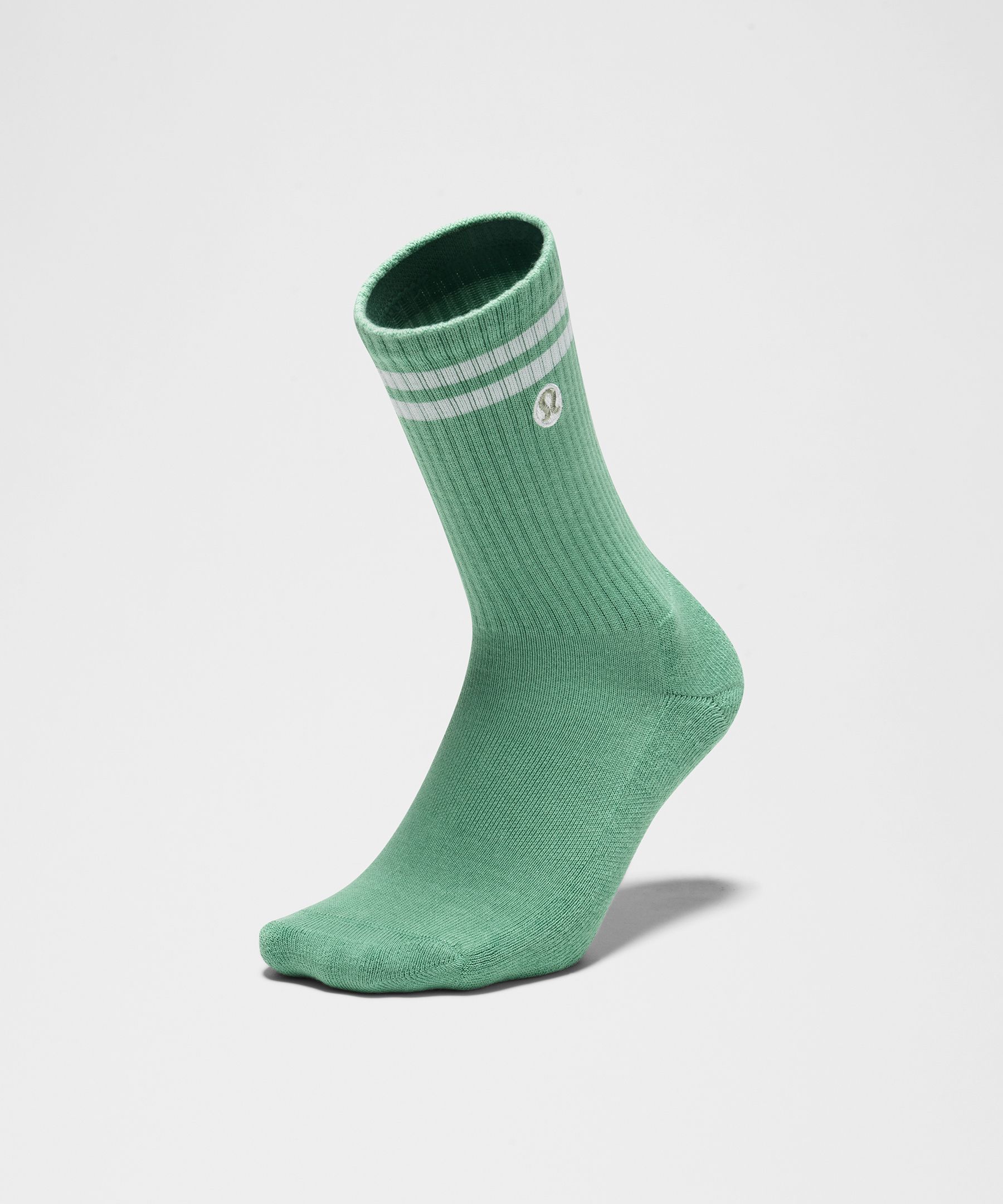 Unisex Daily Essential Crew Socks *Stripe