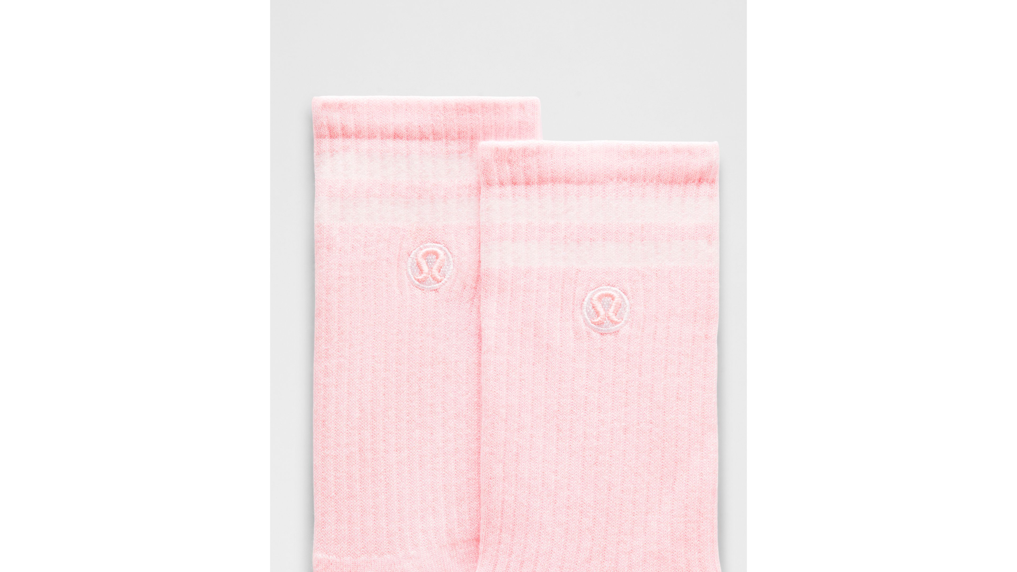 Unisex Daily Essential Crew Socks *Stripe