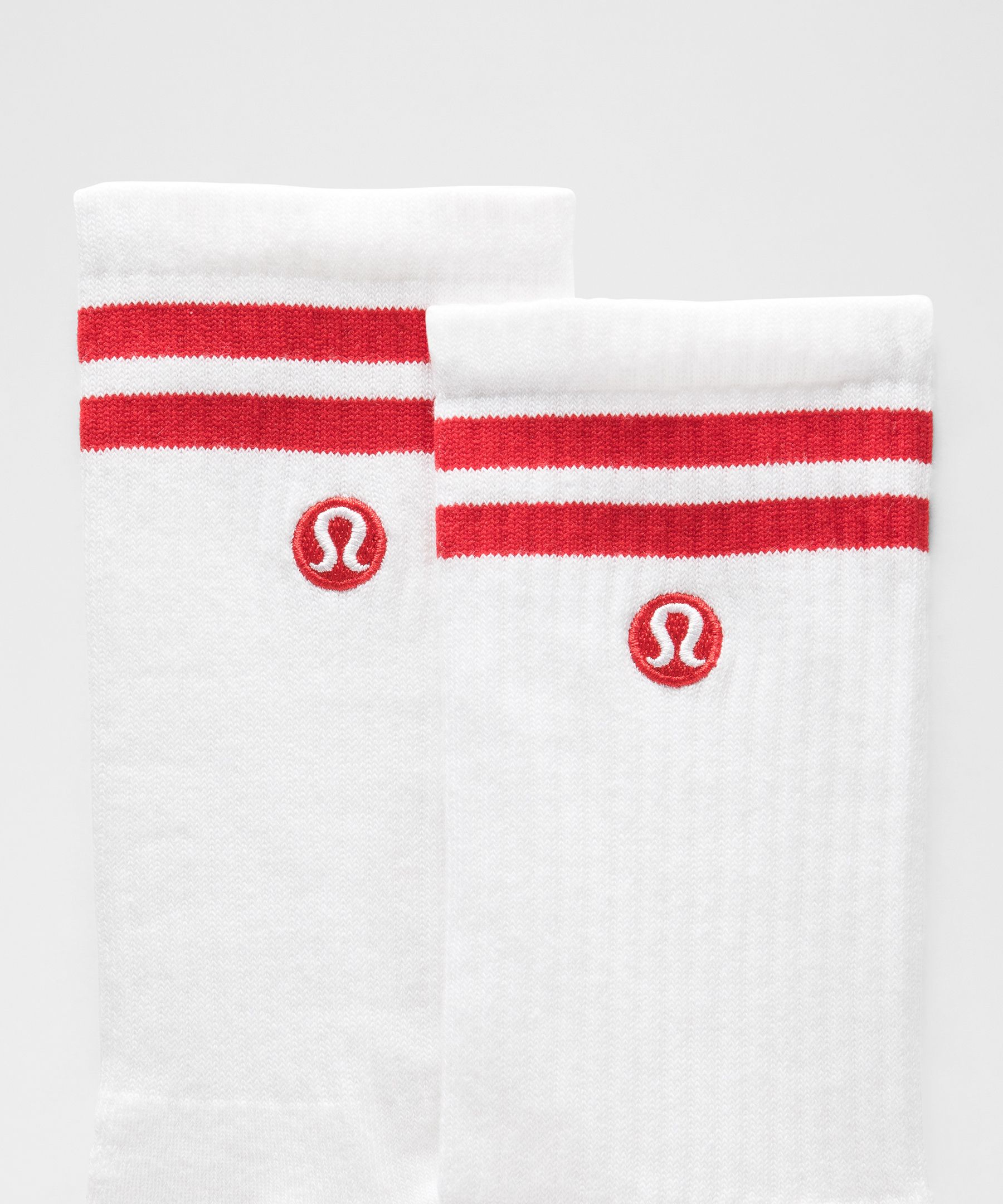Unisex Daily Essential Crew Socks *Stripe