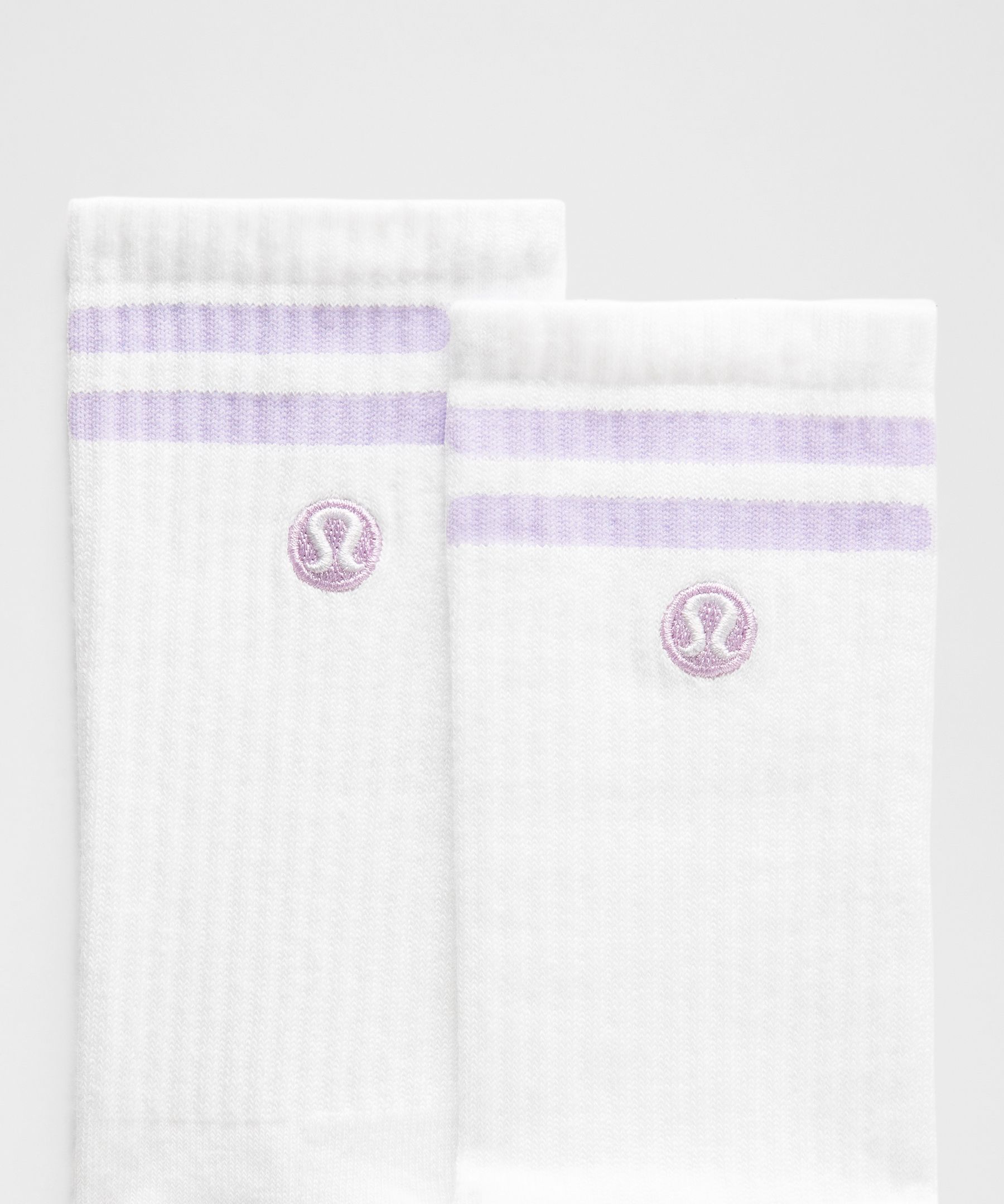 Unisex Daily Essential Crew Socks *Stripe
