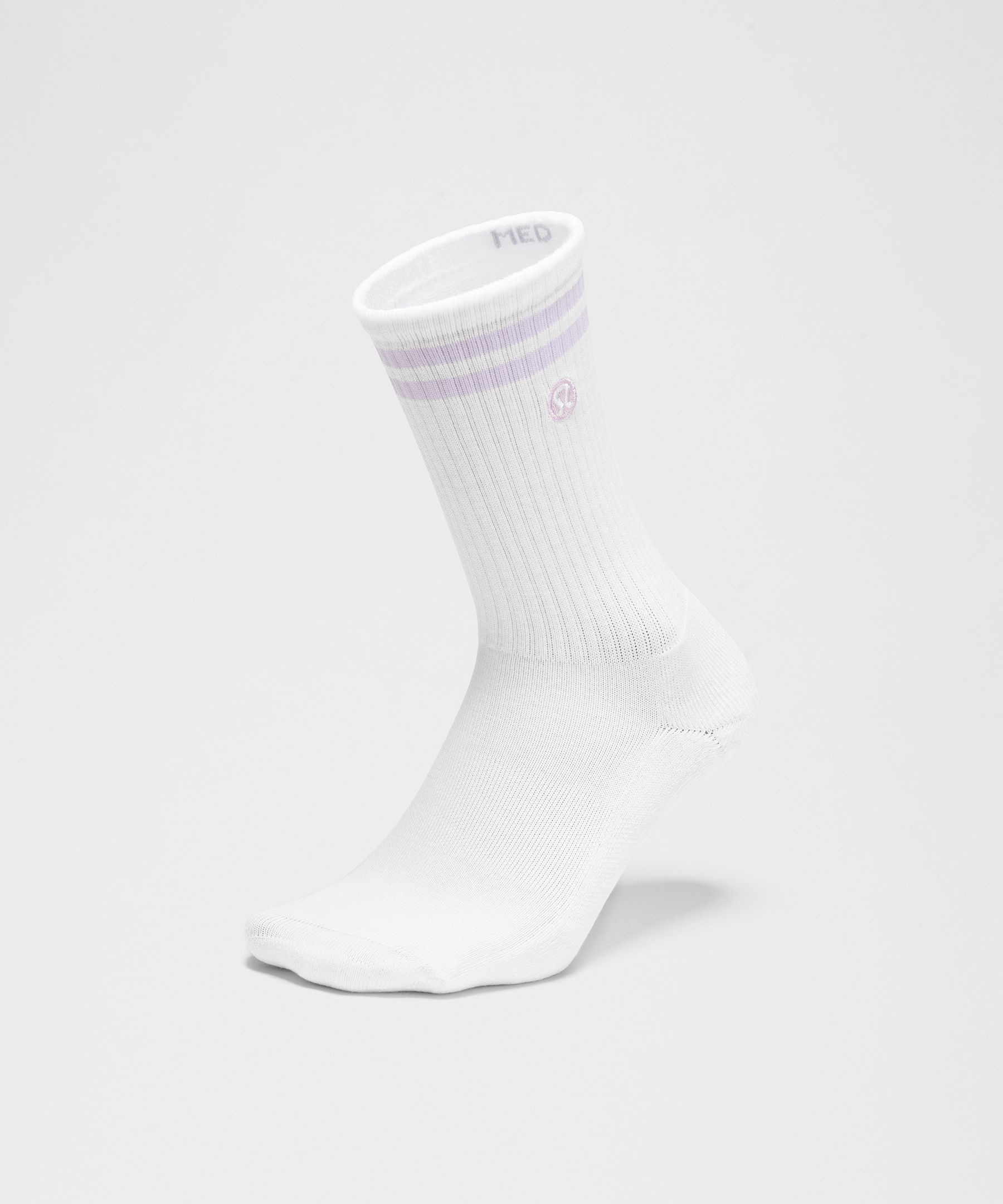 Unisex Daily Essential Crew Socks *Stripe