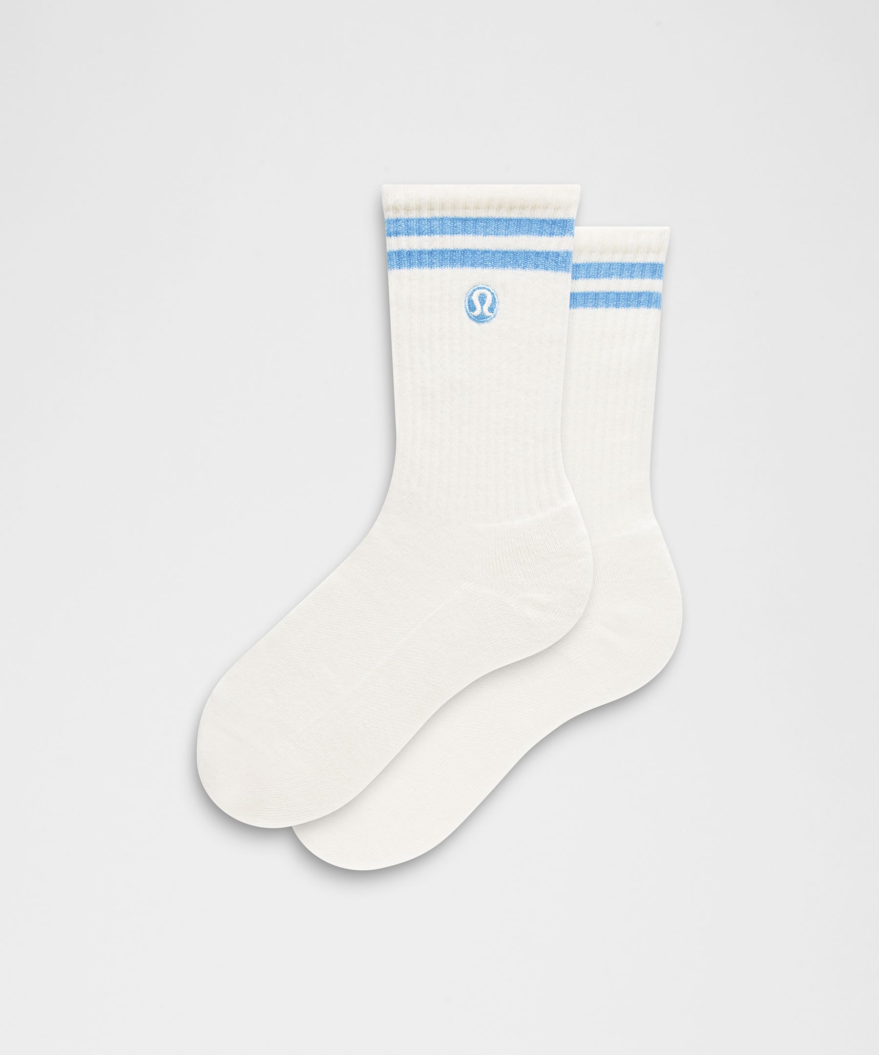 Unisex Daily Essential Crew Socks *Stripe