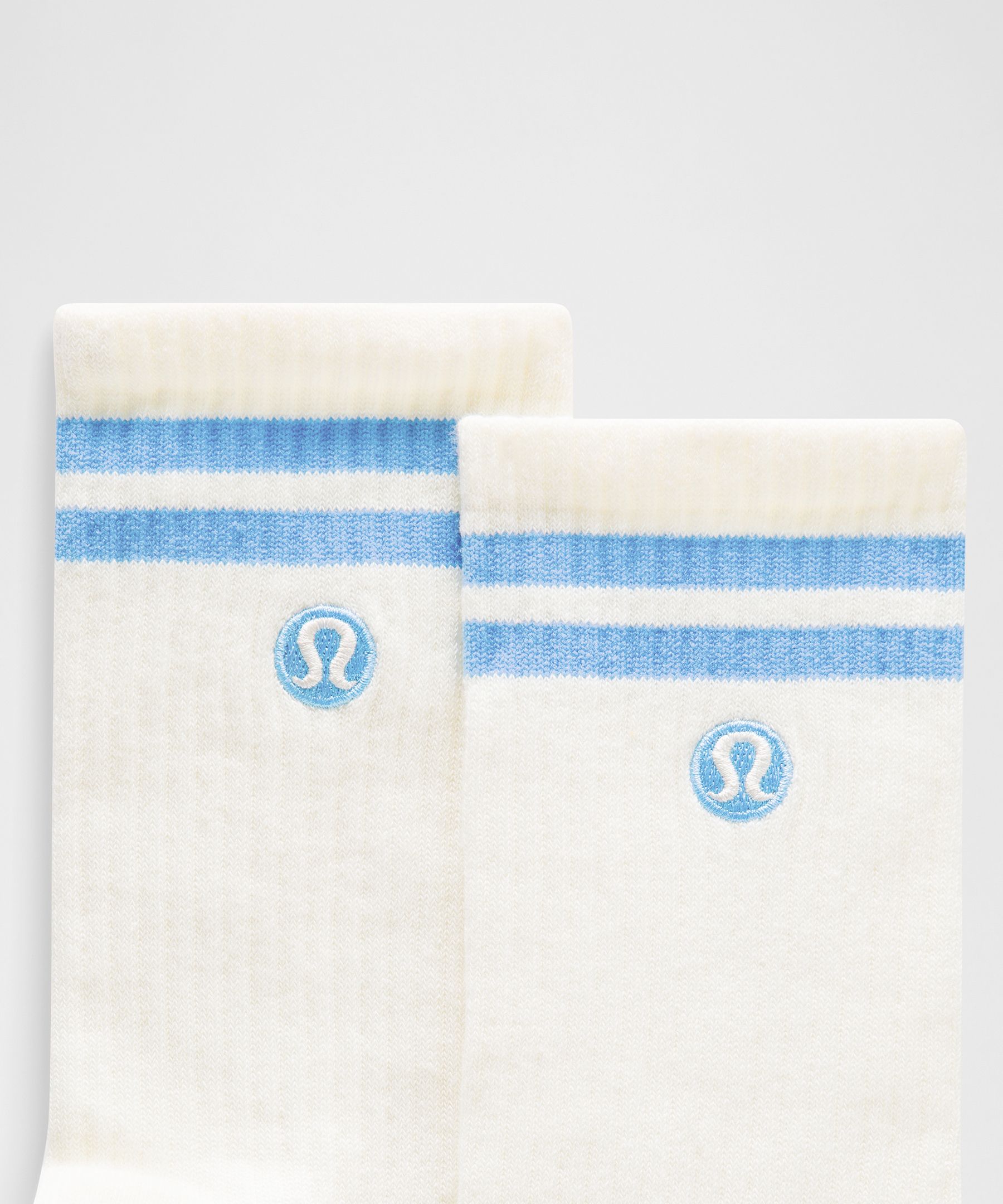 Unisex Daily Essential Crew Socks *Stripe