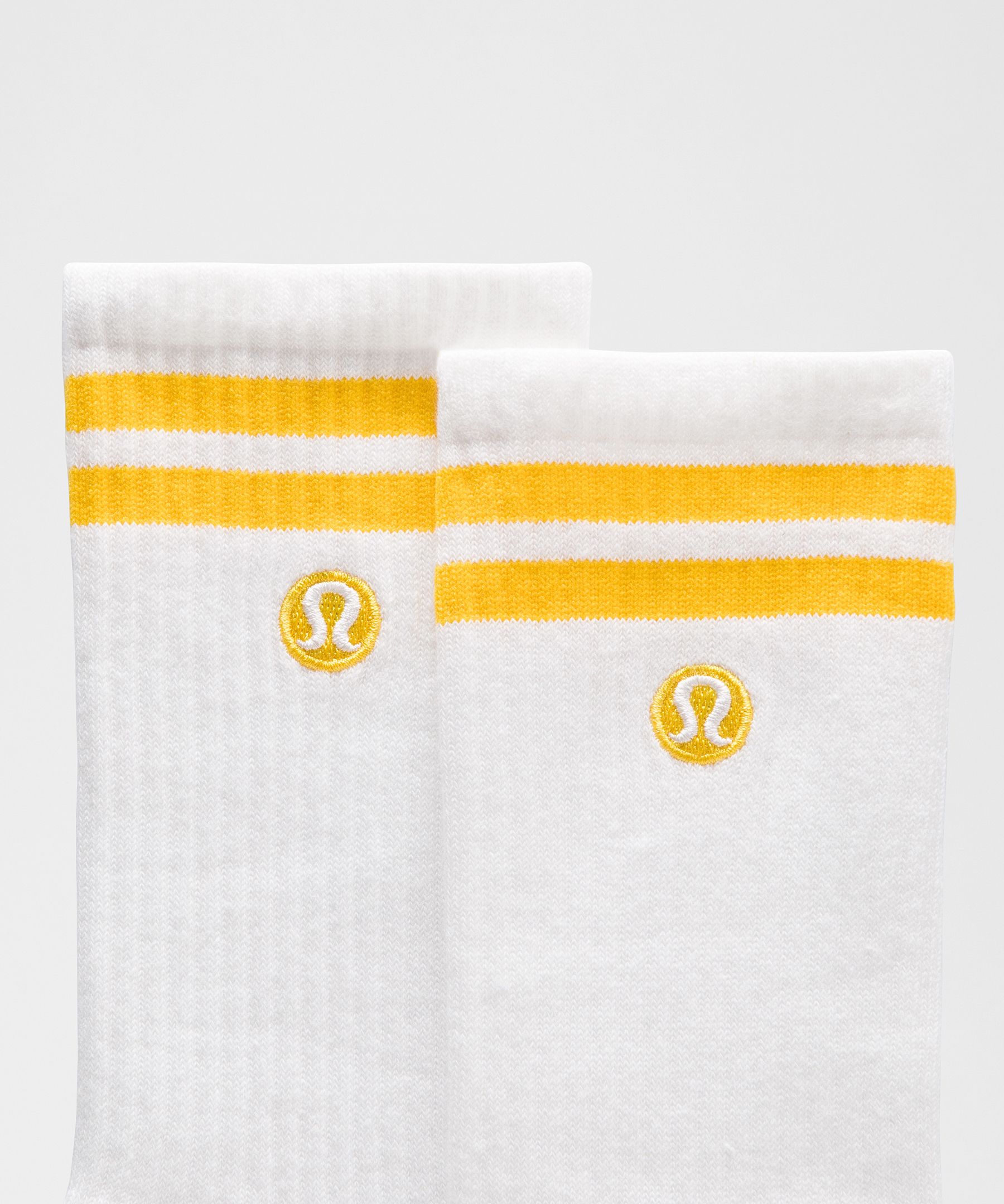 Unisex Daily Essential Crew Socks *Stripe