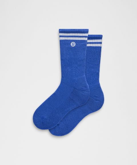 Носки унисекс Lululemon Daily Essential Crew в полоску