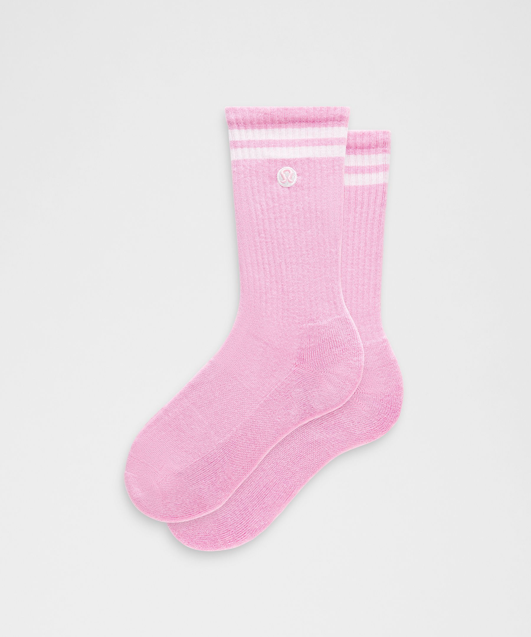 Unisex Daily Essential Crew Socks *Stripe