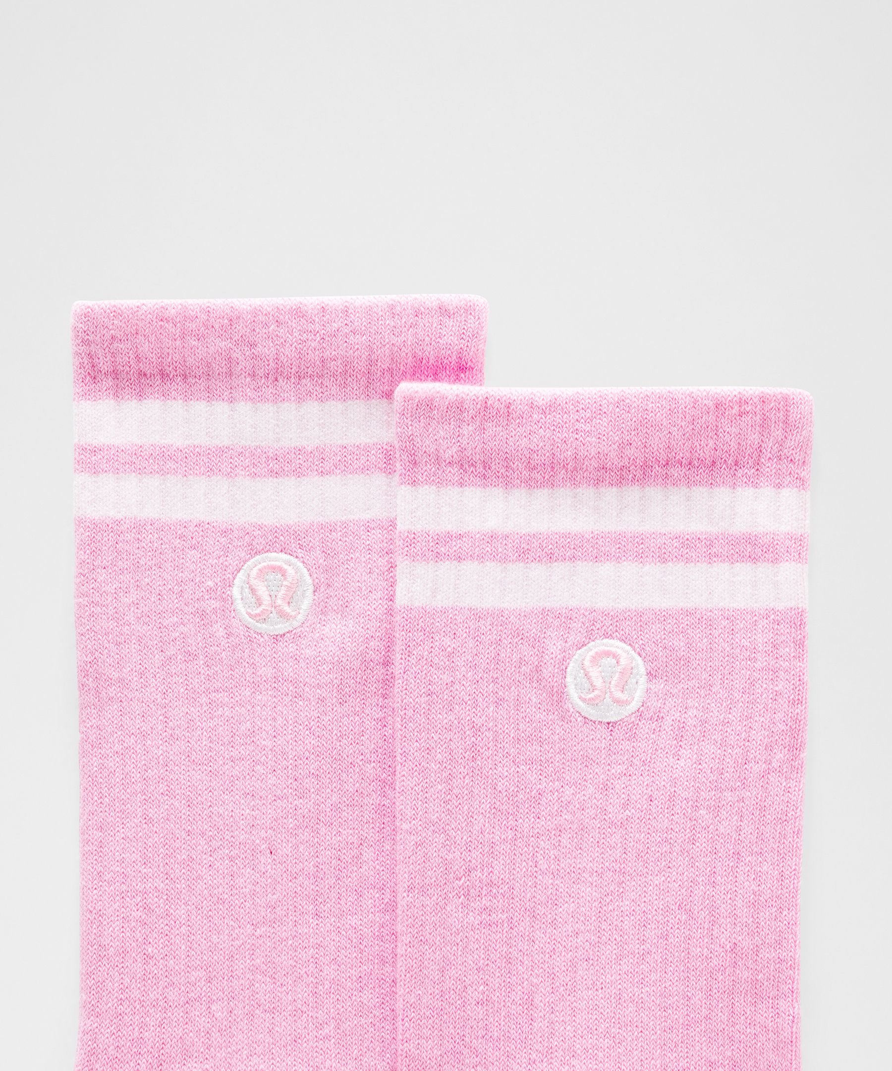 Unisex Daily Essential Crew Socks *Stripe
