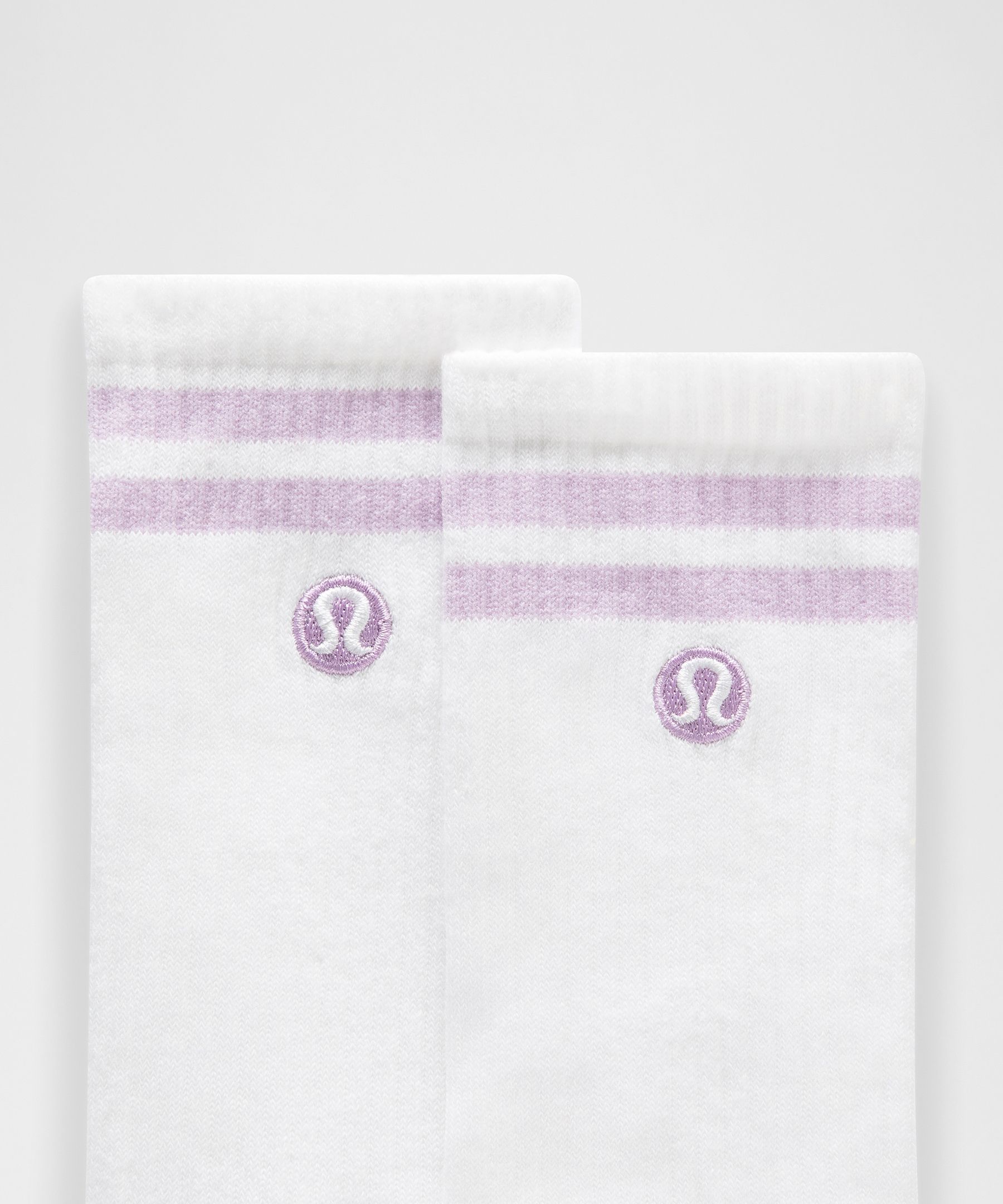 Unisex Daily Essential Crew Socks *Stripe