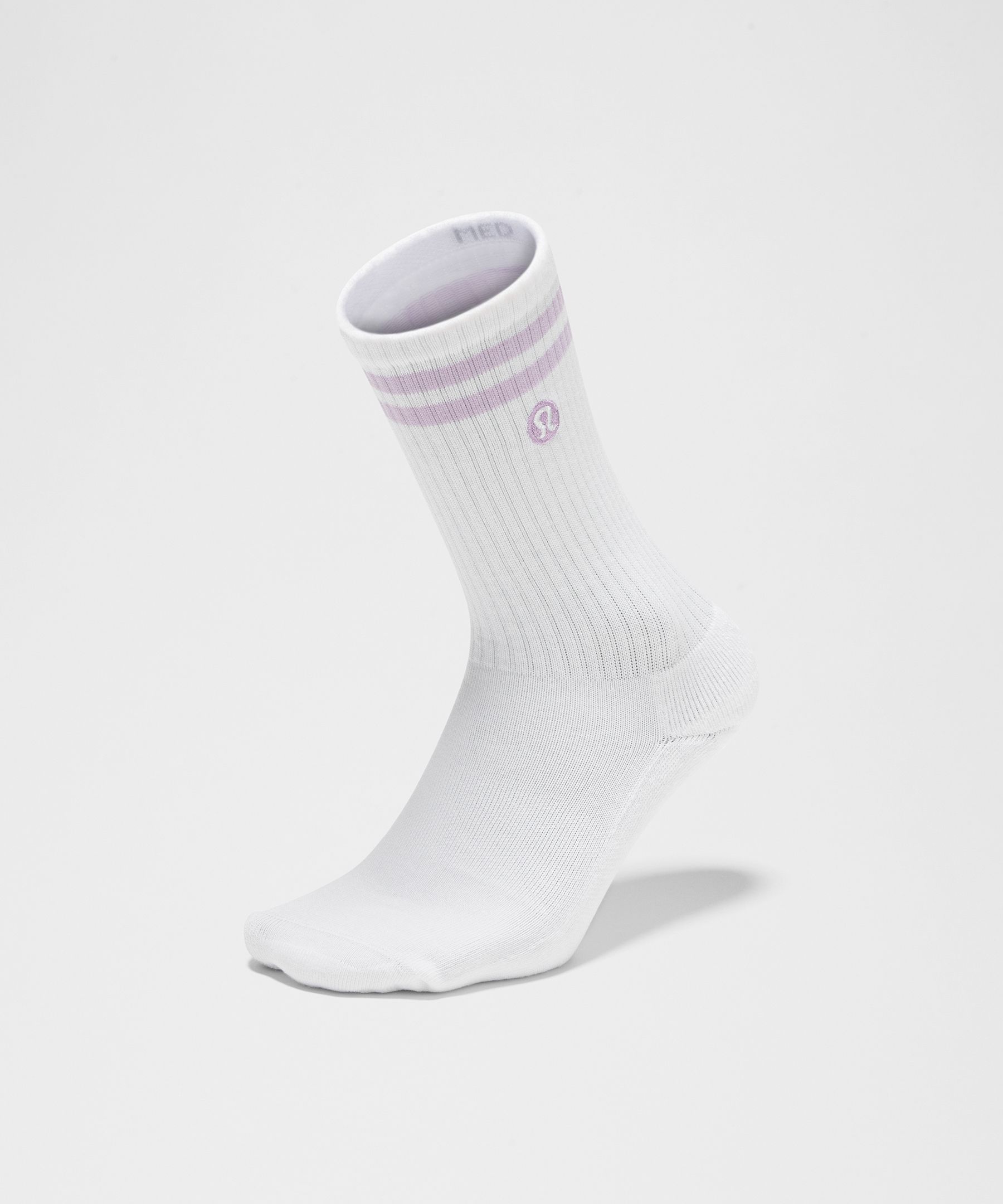 Unisex Daily Essential Crew Socks *Stripe