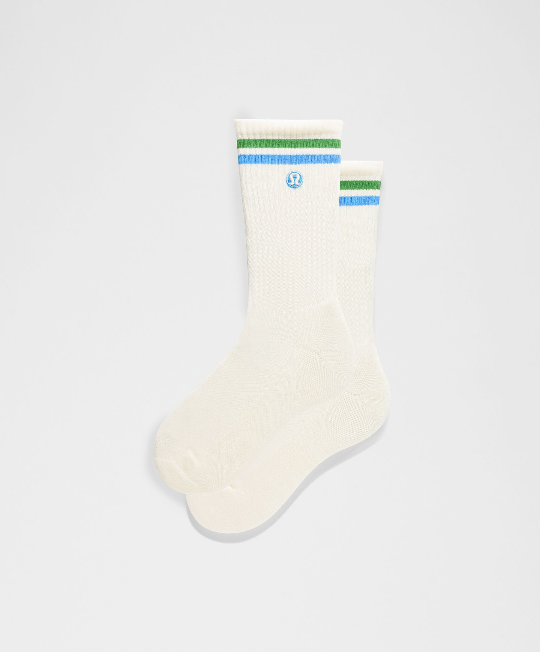Unisex Daily Essential Crew Socks *Stripe