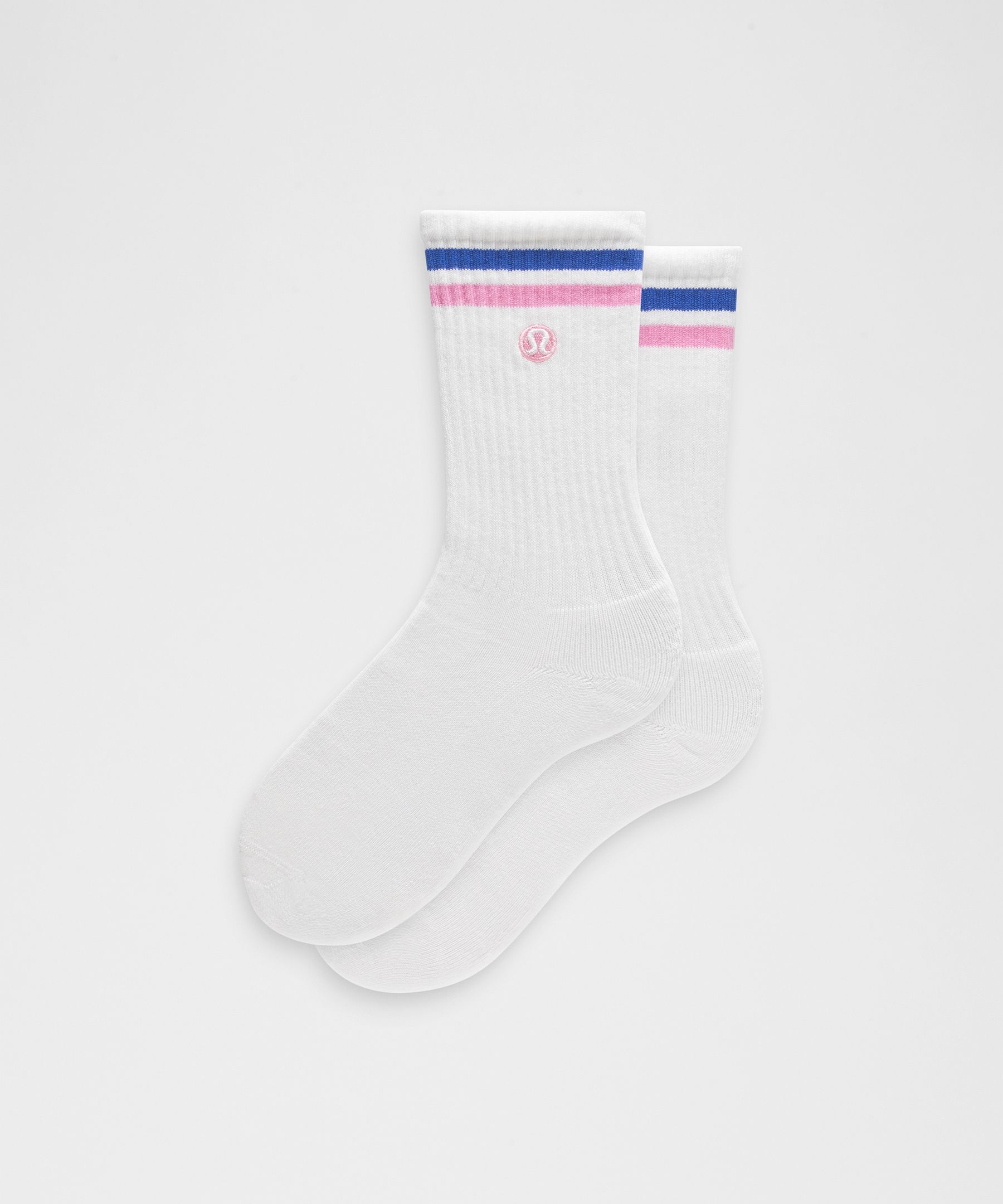 Lululemon Unisex Daily Essential Crew Socks In White