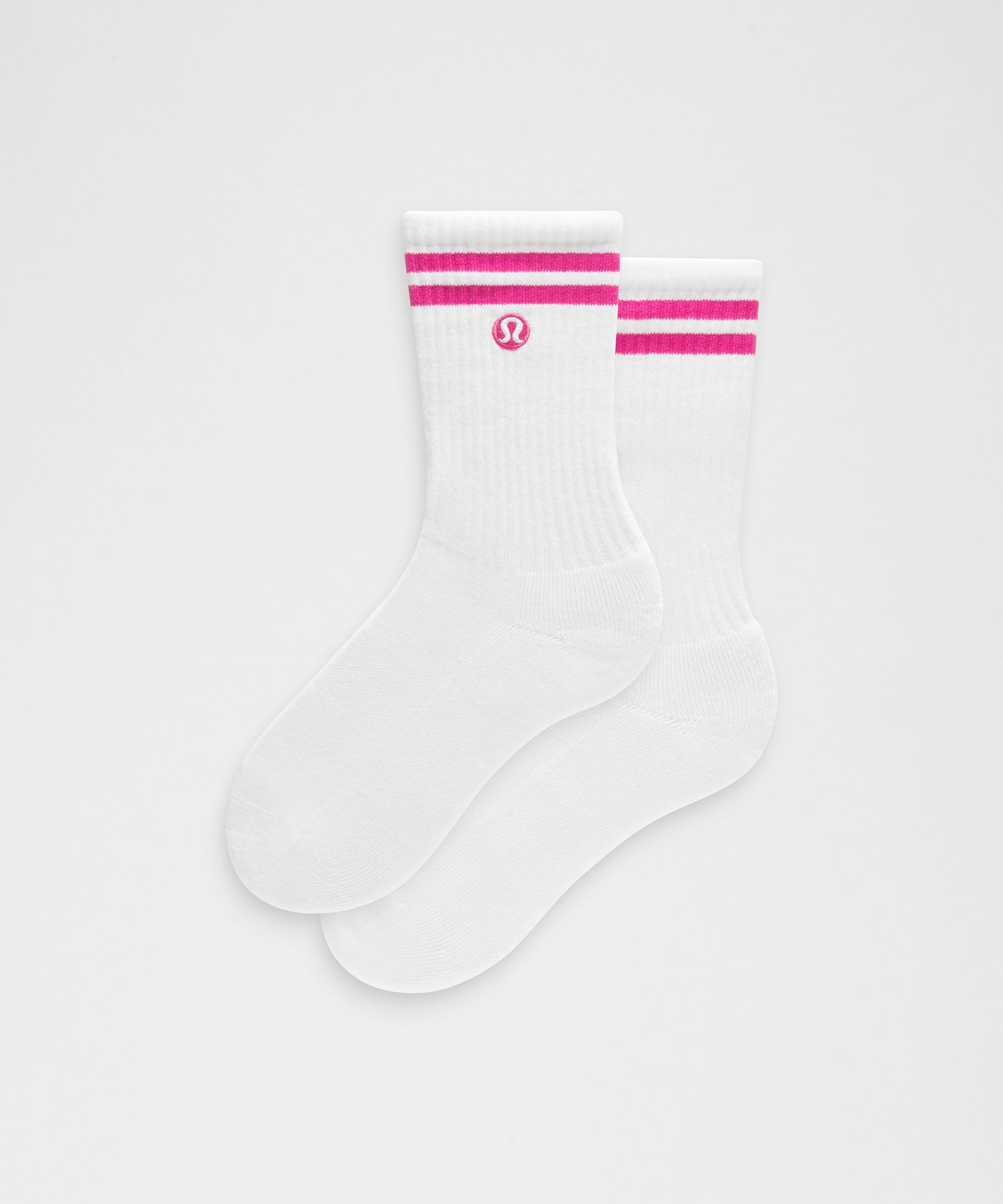 Calcetines unisex Daily Essential tipo crew *Con rayas