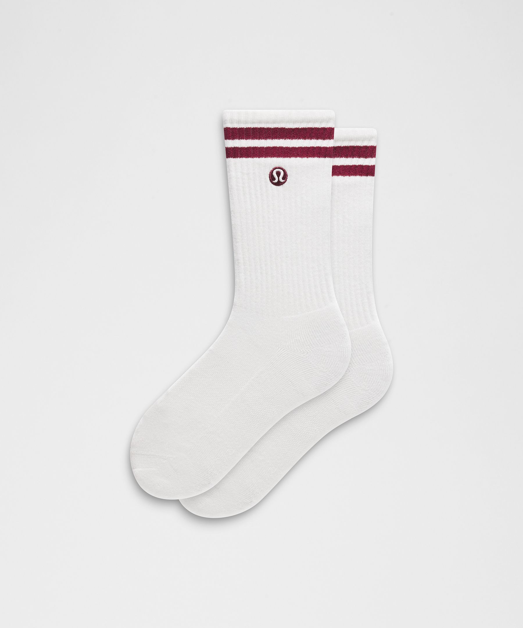 Unisex Daily Essential Crew Socks *Stripe