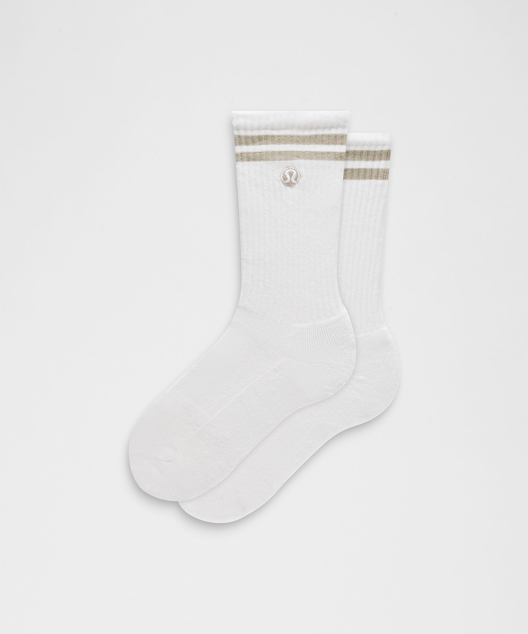 Unisex Daily Essential Crew Socks *Stripe