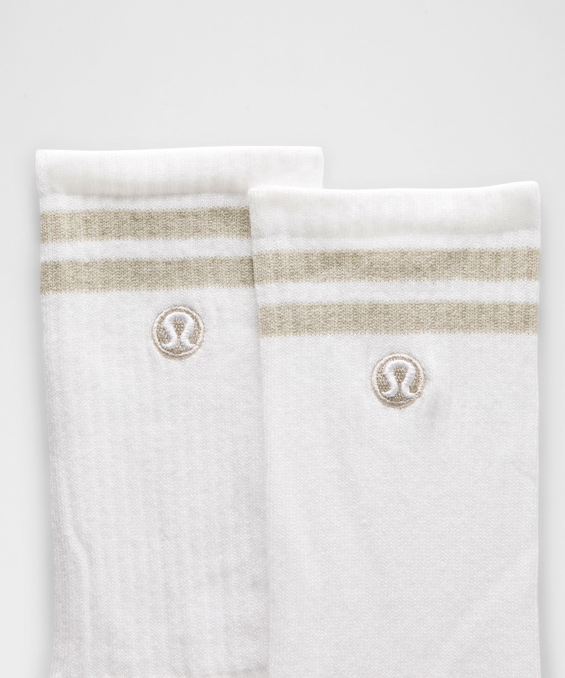 Unisex Daily Essential Crew Socks *Stripe