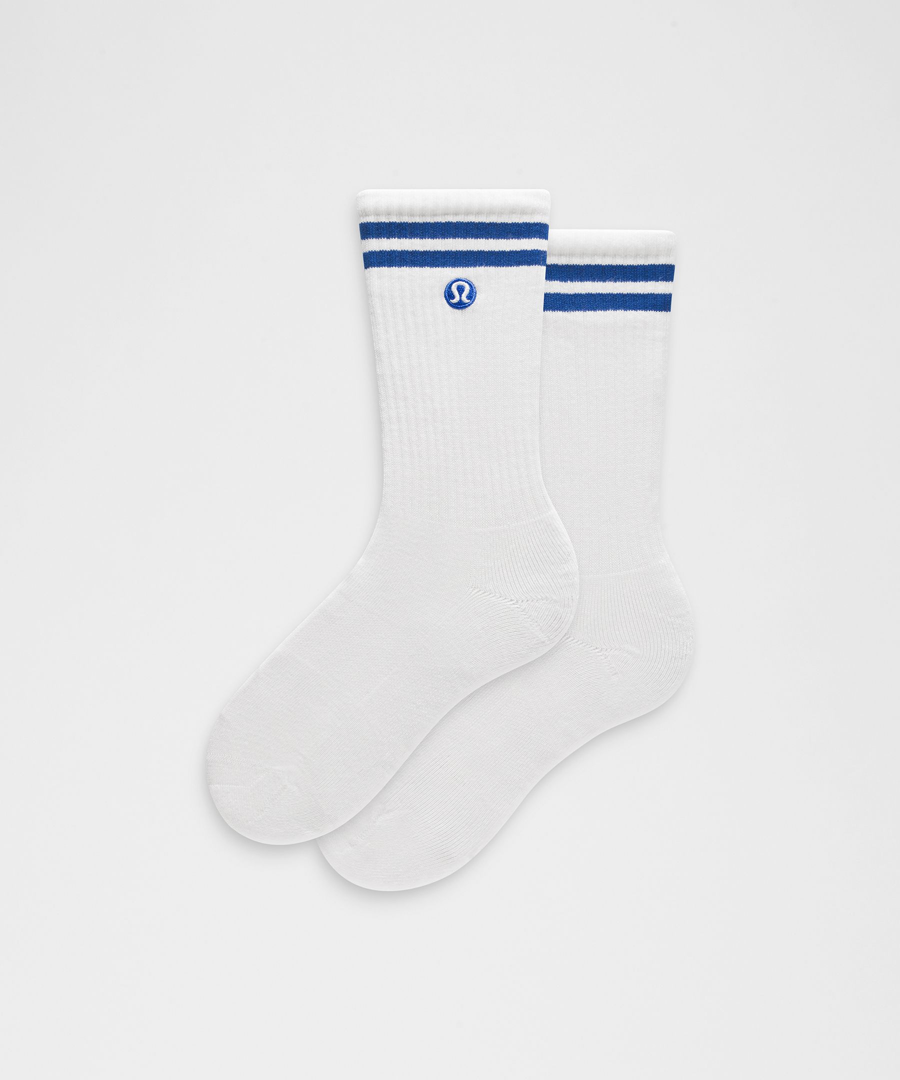 Unisex Daily Essential Crew Socks *Stripe