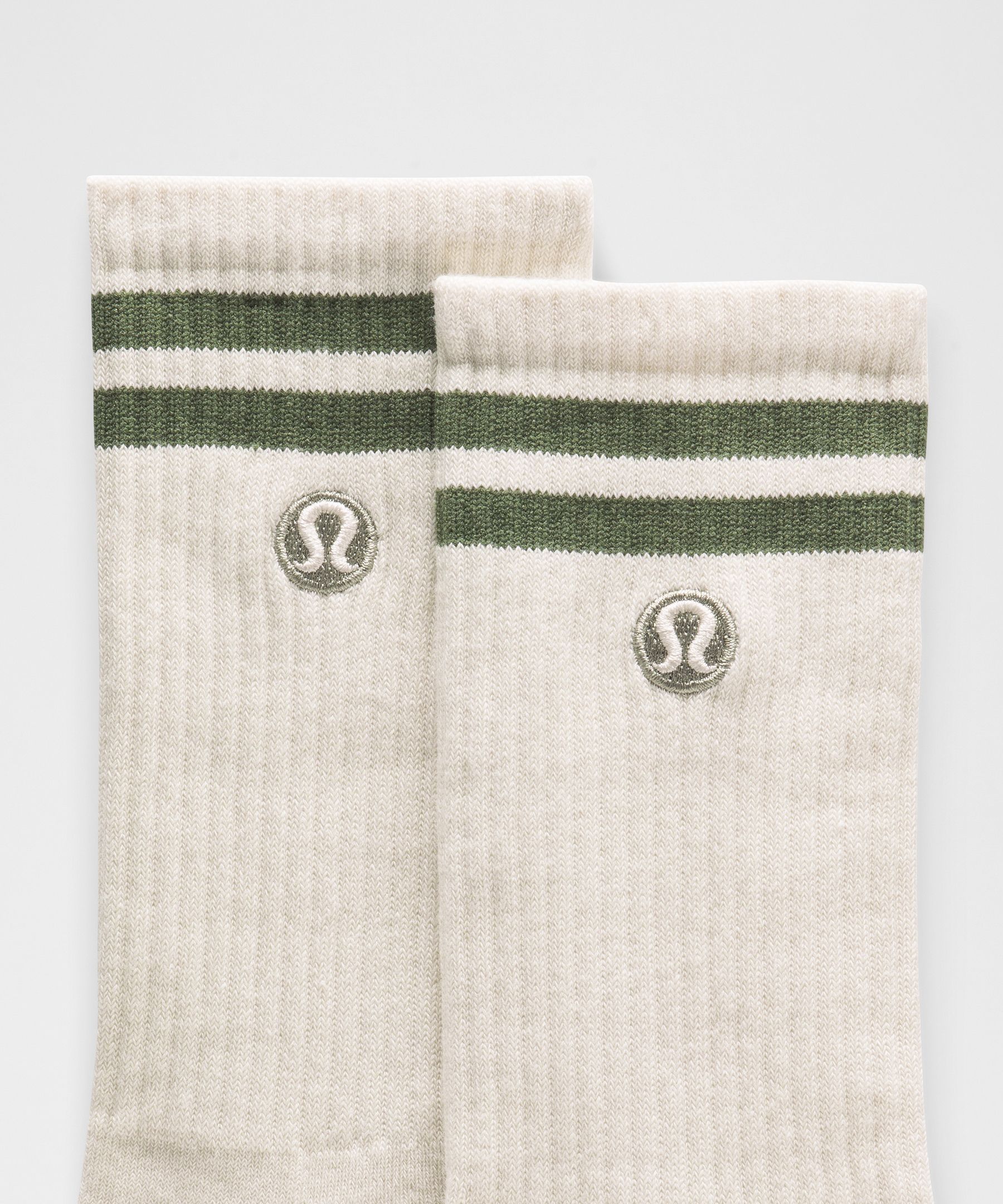 Unisex Daily Essential Crew Socks *Stripe