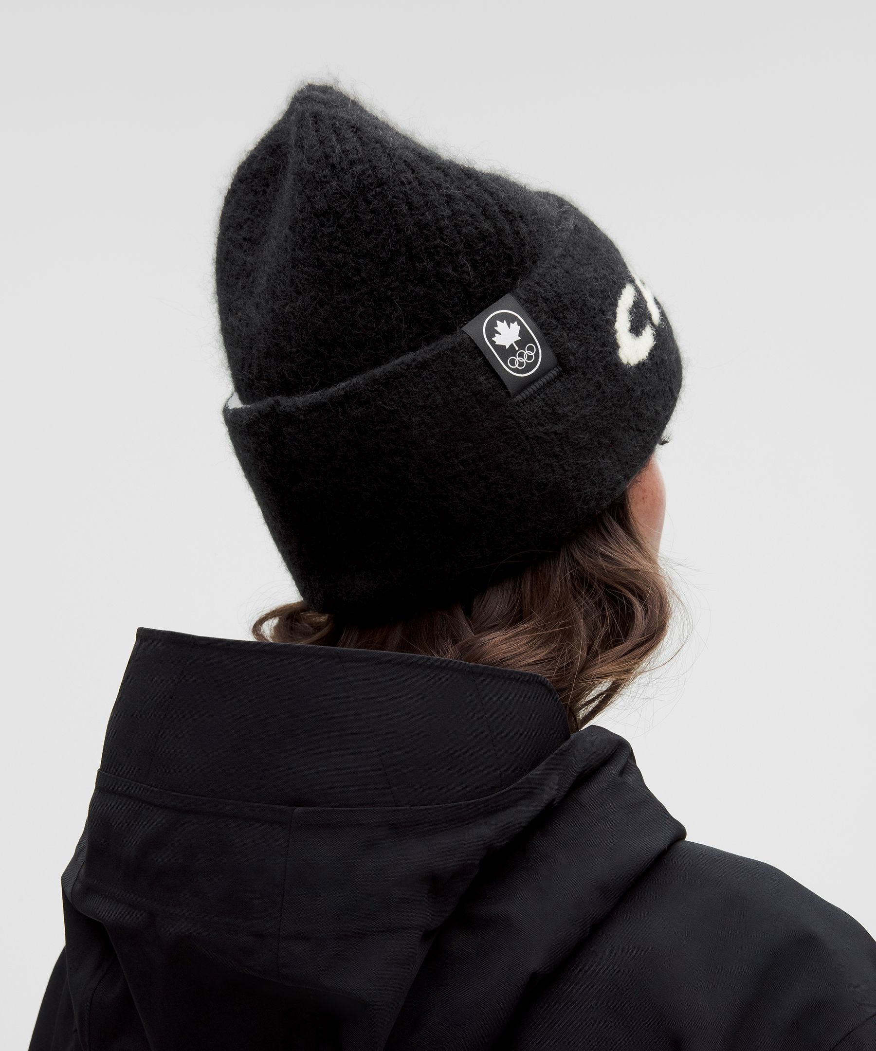 Team Canada Ribbed Alpaca Wool-Blend Beanie *COC Logo