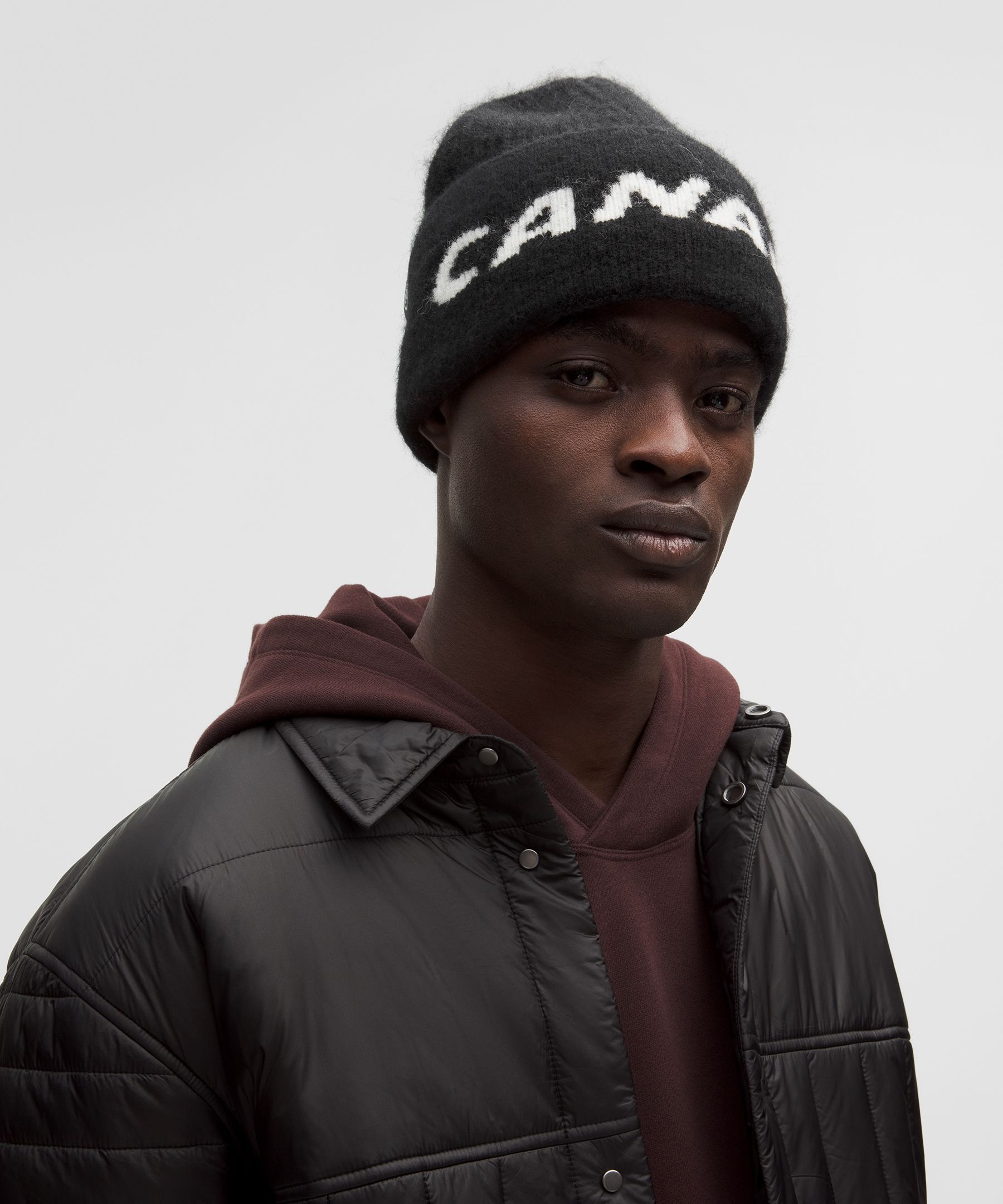 Team Canada Ribbed Alpaca Wool-Blend Beanie *COC Logo