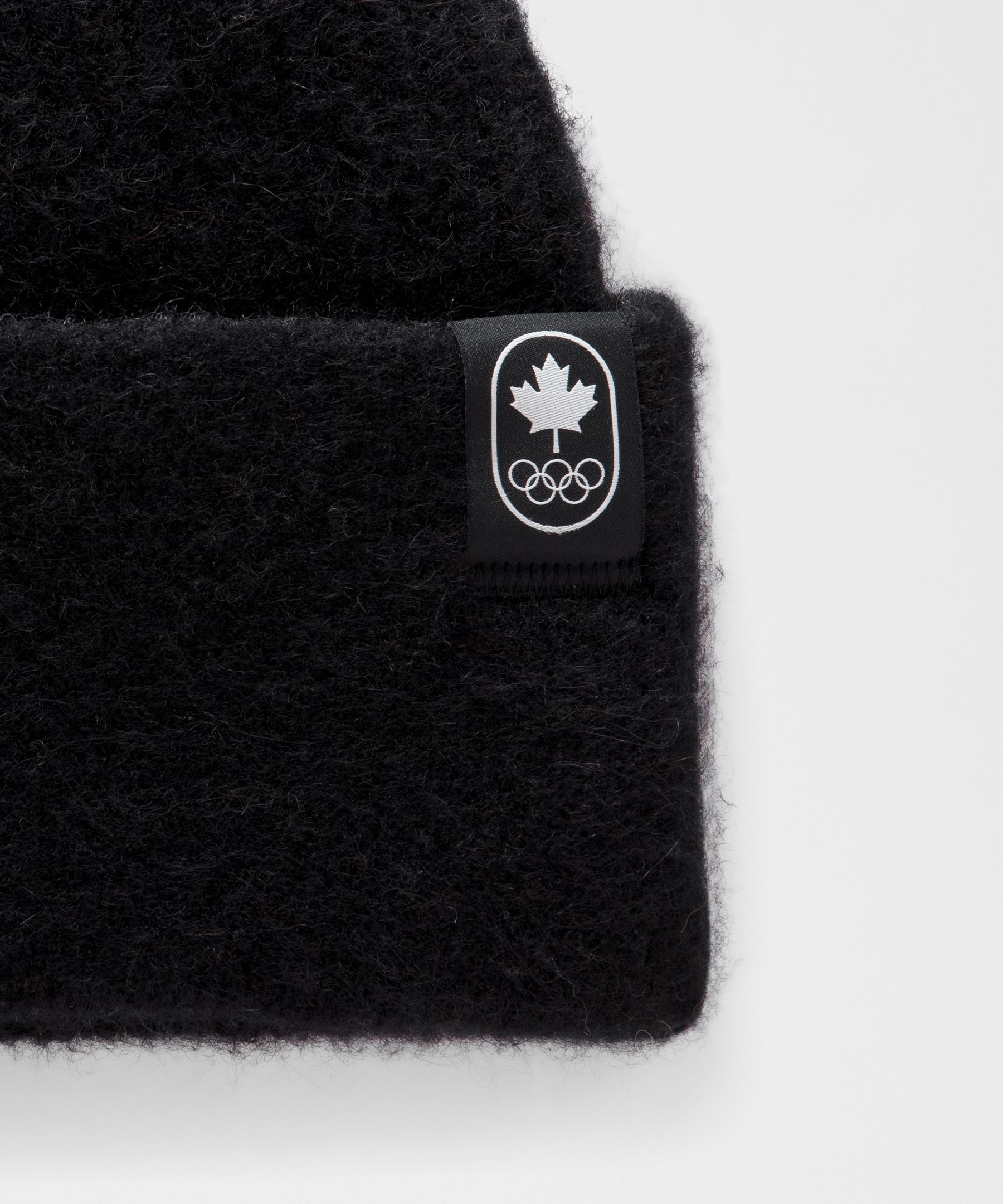 Team Canada Ribbed Alpaca Wool-Blend Beanie *COC Logo