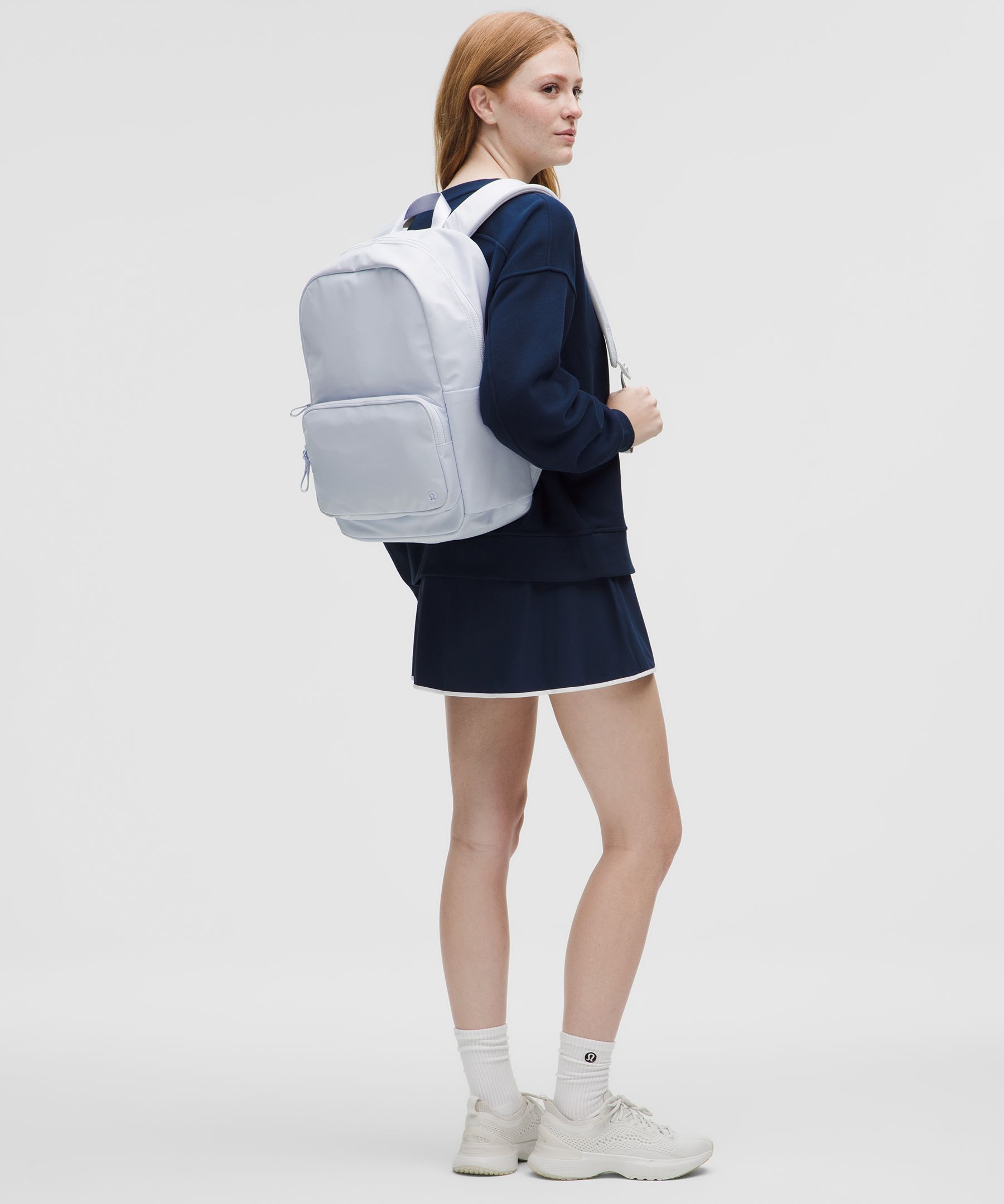Lululemon - Everywhere Backpack 22l - Brown,neutral/starch Blue/sheer Oak