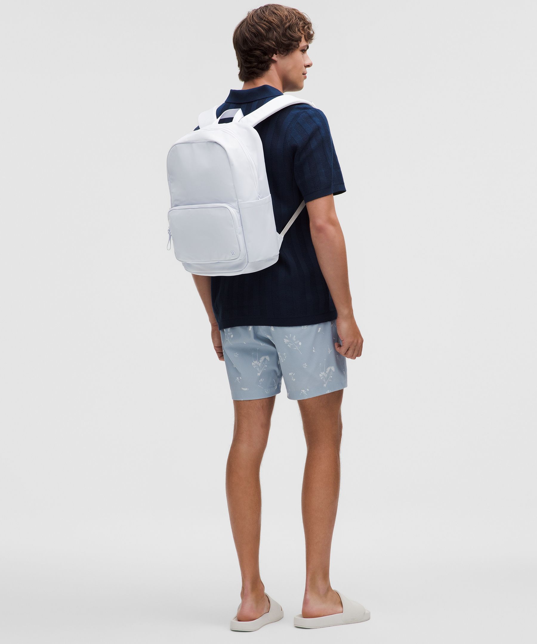 Lululemon - Everywhere Backpack 22l - Brown,neutral/starch Blue/sheer Oak