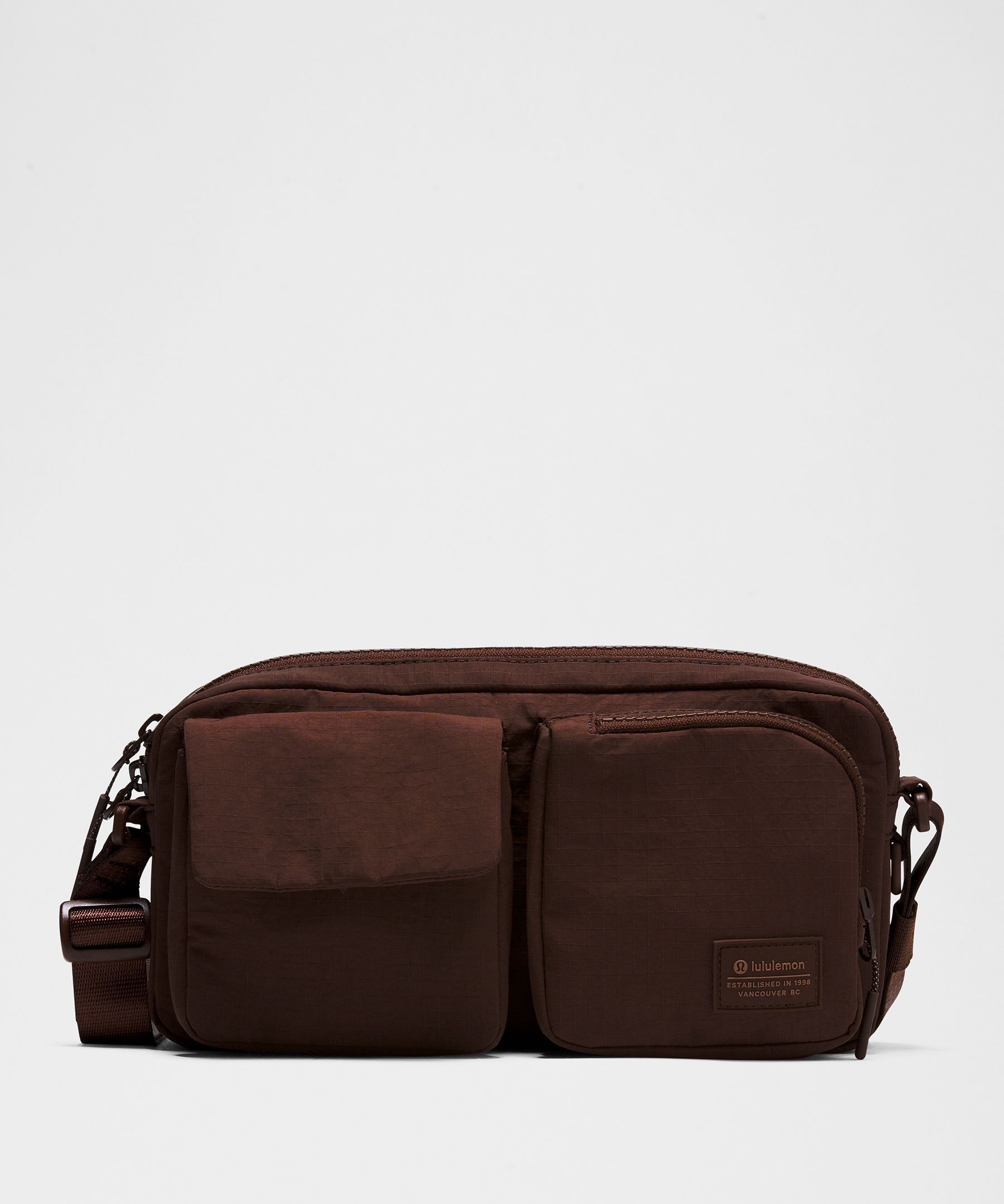 Multi-Pocket Crossbody Bag 2.5L - Brown