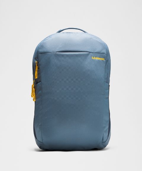 Рюкзак Lululemon Triple-Zip 28L *Tech Canvas, цвет: Стальной синий / Хаки