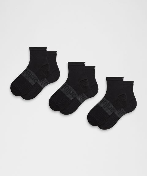 Носки Lululemon Power Stride, унисекс, 3 пары