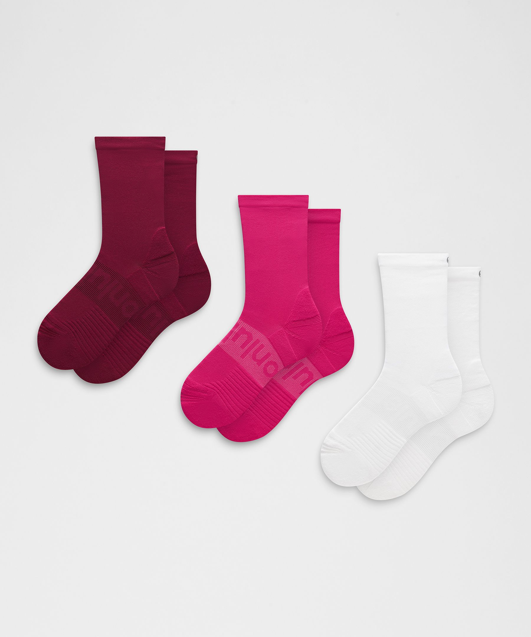 Calcetines unisex Power Stride tipo Crew Paquete de 3 *Mejorados
