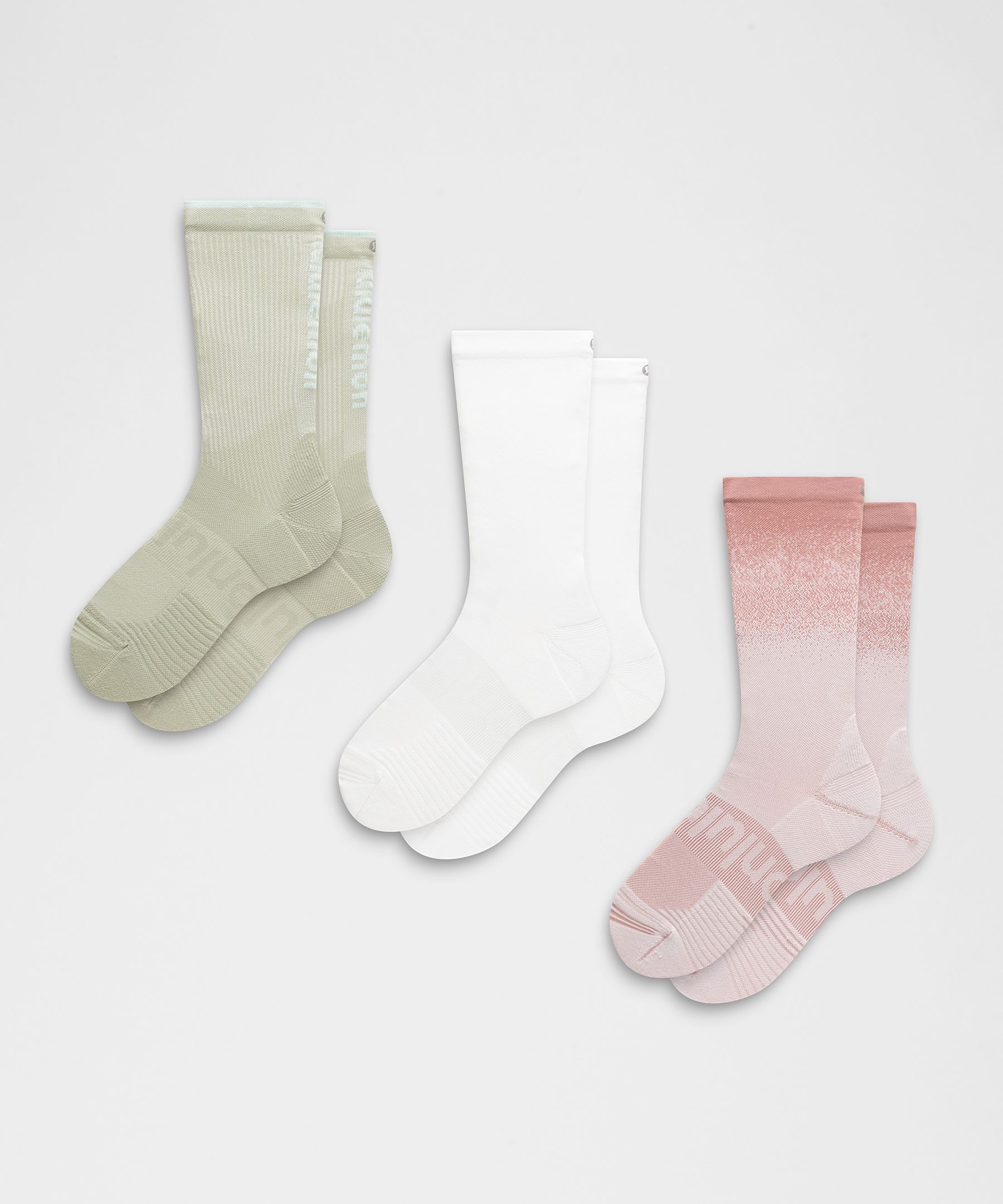Power Stride Crew-Socken im 3er-Pack
