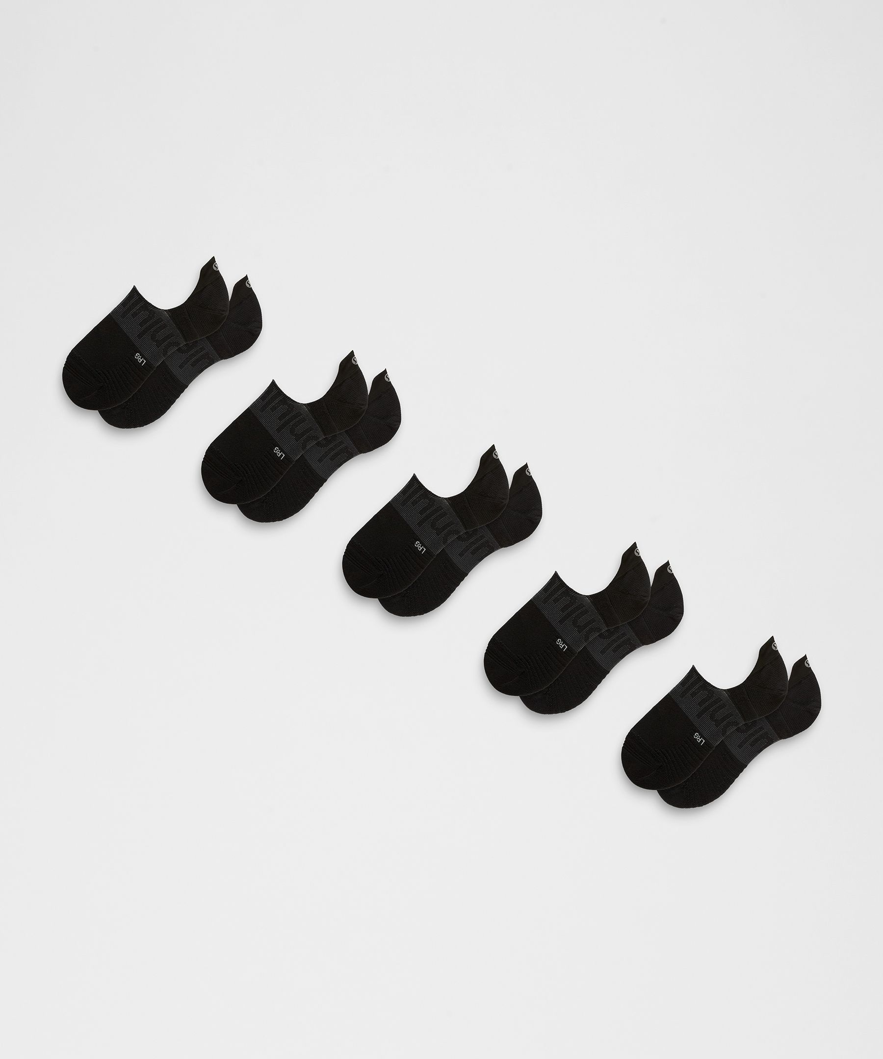 Unisex Power Stride No-Show Socks 5 Pack 