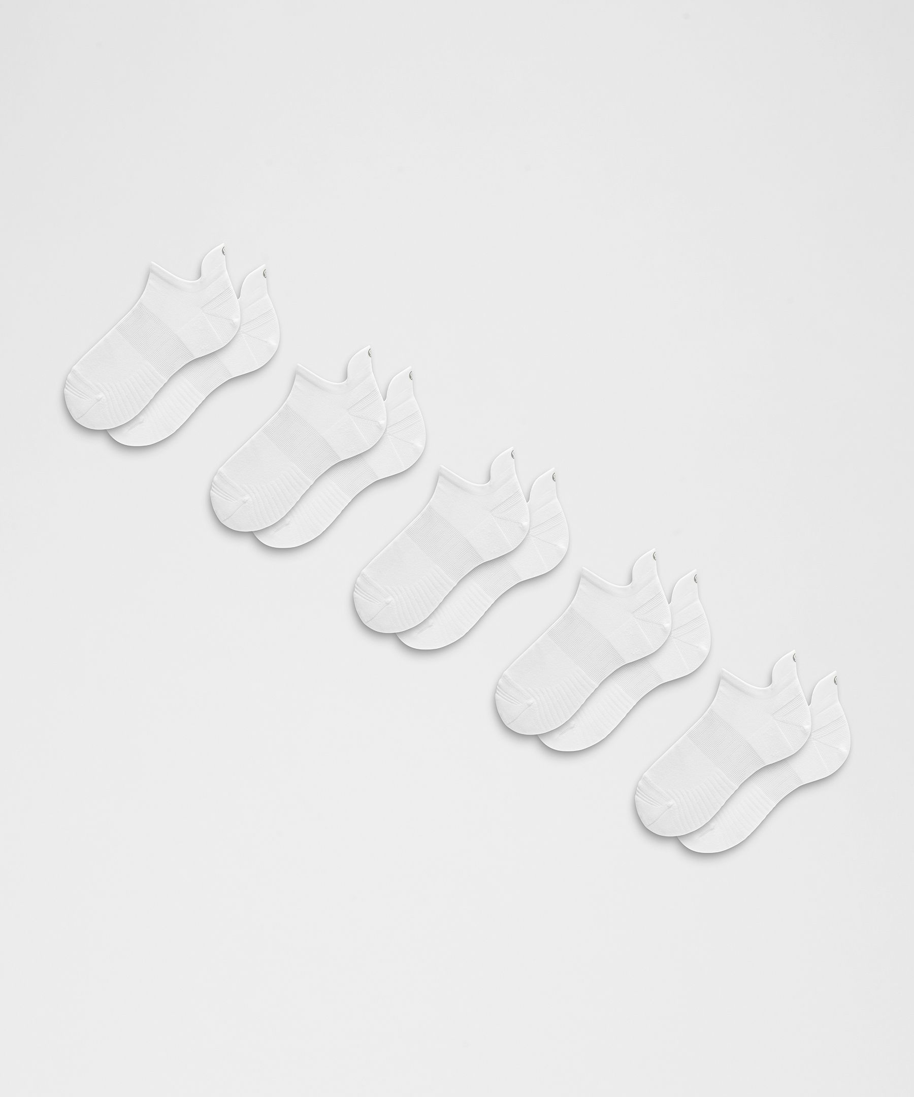 Lululemon Unisex Power Stride Tab Socks 5 Pack