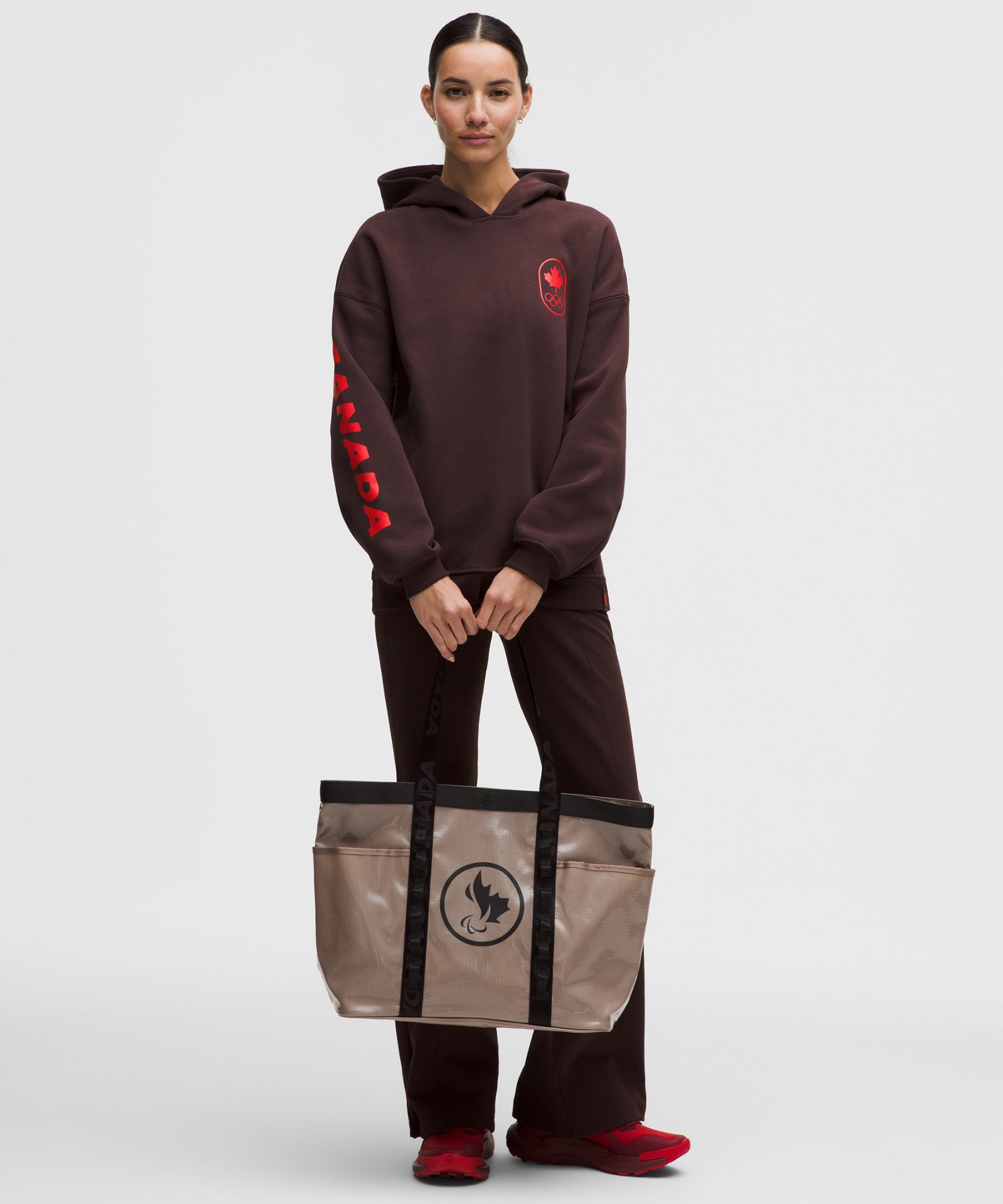 Сумки Lululemon Team Canada Ripstop Cinch-Closure Tote Bag 20L *CPC Logo — фото 3