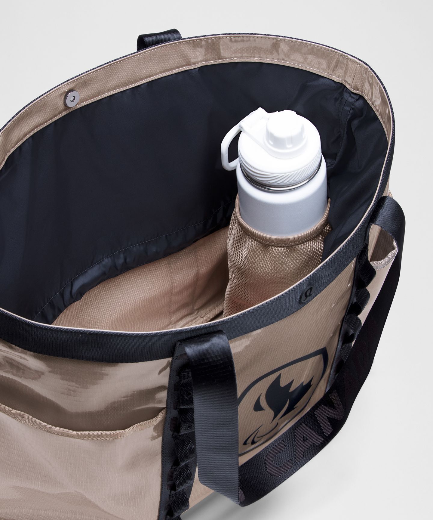 Сумка Lululemon Team Canada Ripstop Cinch-Closure 20L *CPC Logo, цвет: Rock Dust — фото 8