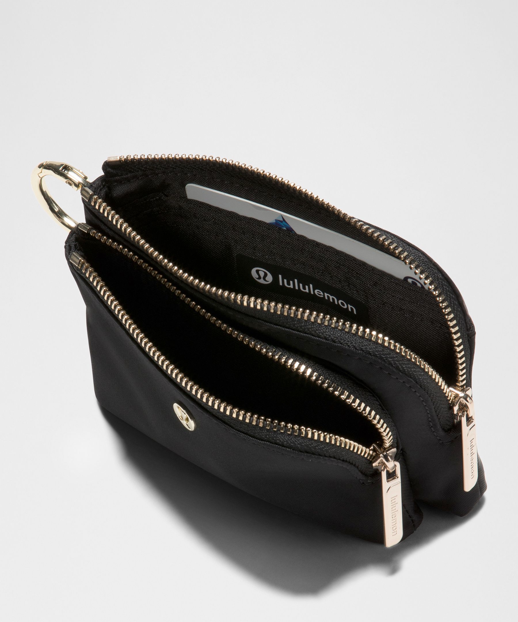 Double Zip Clippable Card Pouch