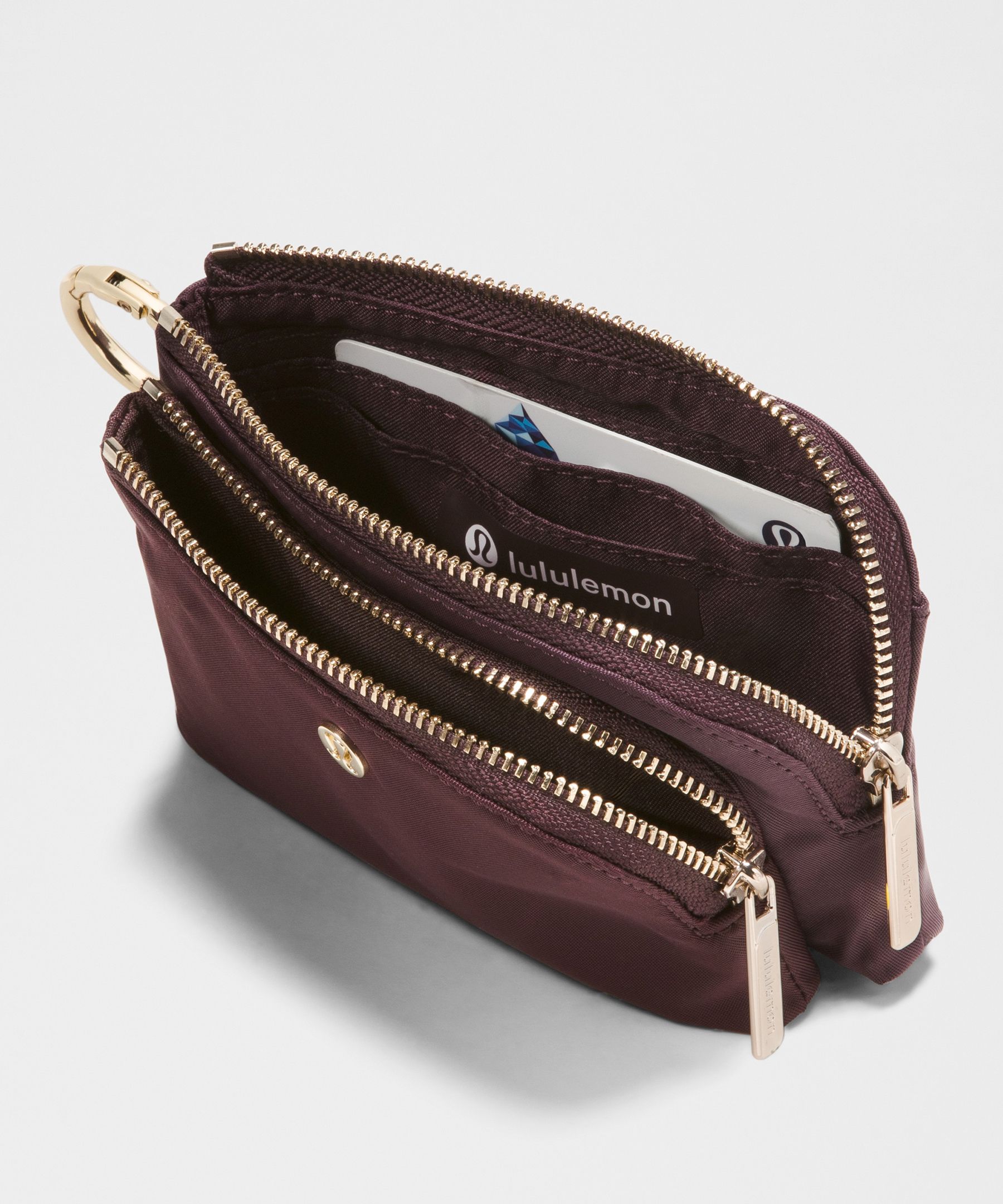 Double Zip Clippable Card Pouch | Men's Bags,Purses,Wallets