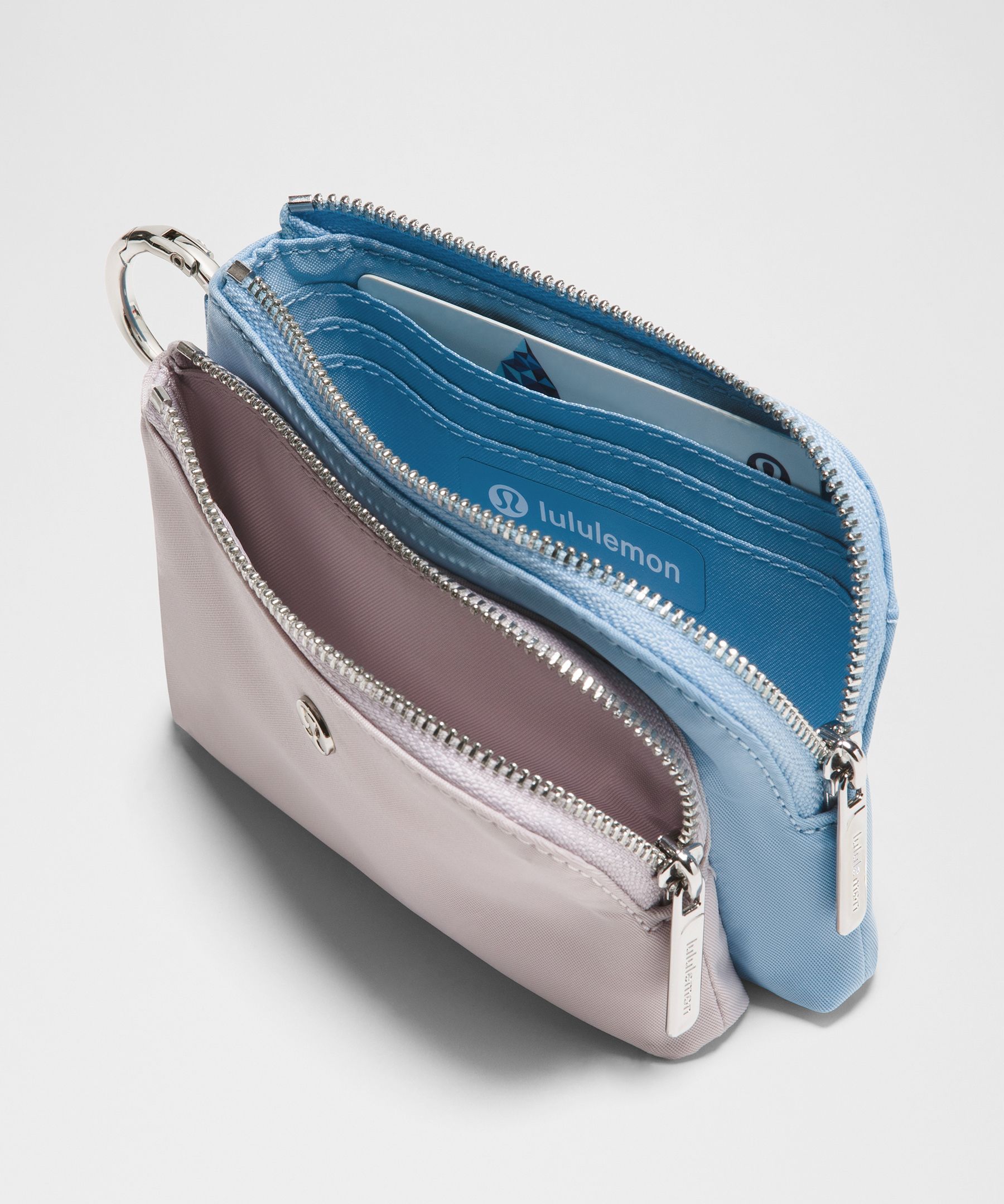Double Zip Clippable Card Pouch