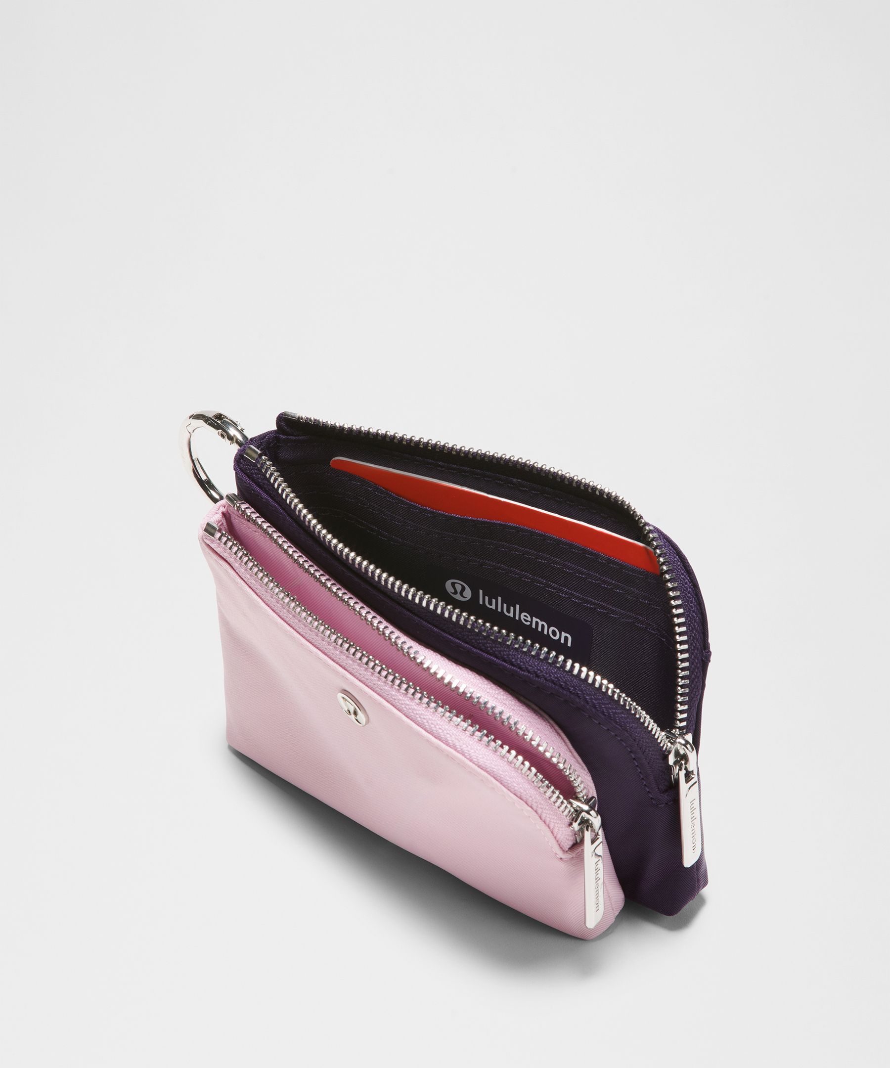 Double Zip Clippable Card Pouch