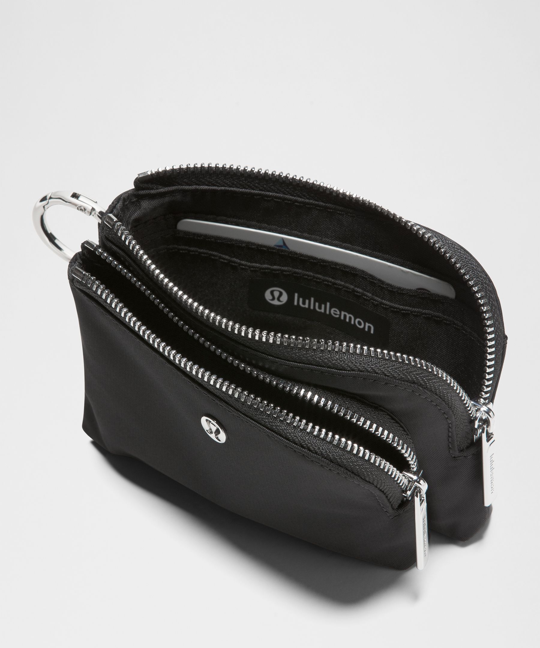 Double Zip Clippable Card Pouch | Men's Bags,Purses,Wallets