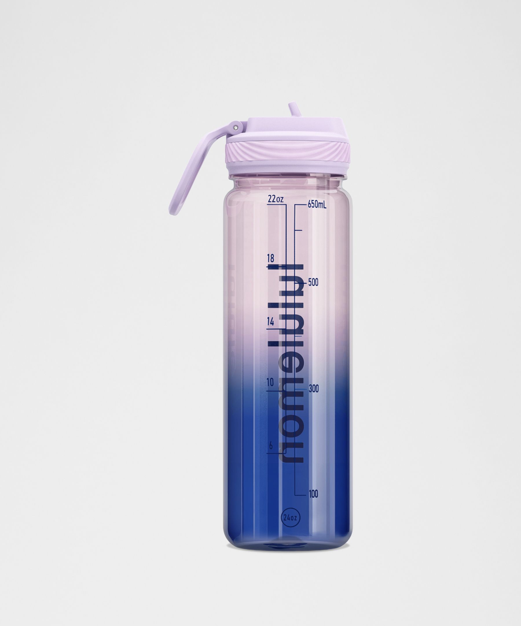 Back to Life Clear Bottle 24oz *Straw Lid